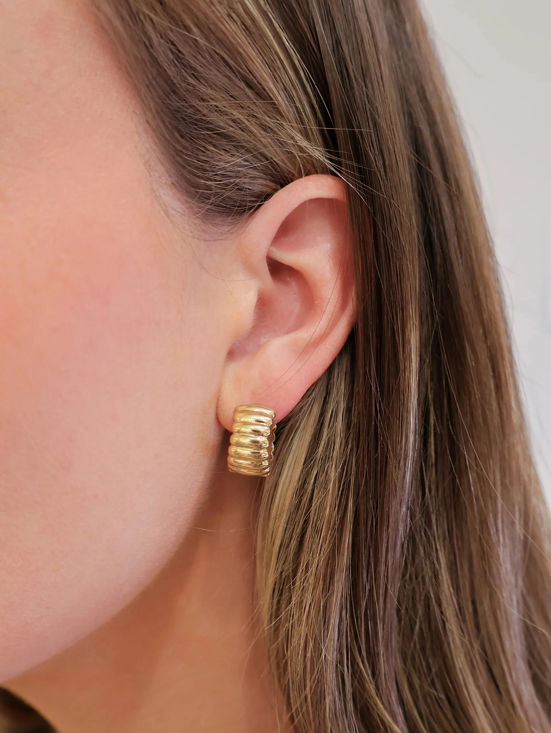 Brown & Co. 14k Yellow Gold Earrings - Image 2