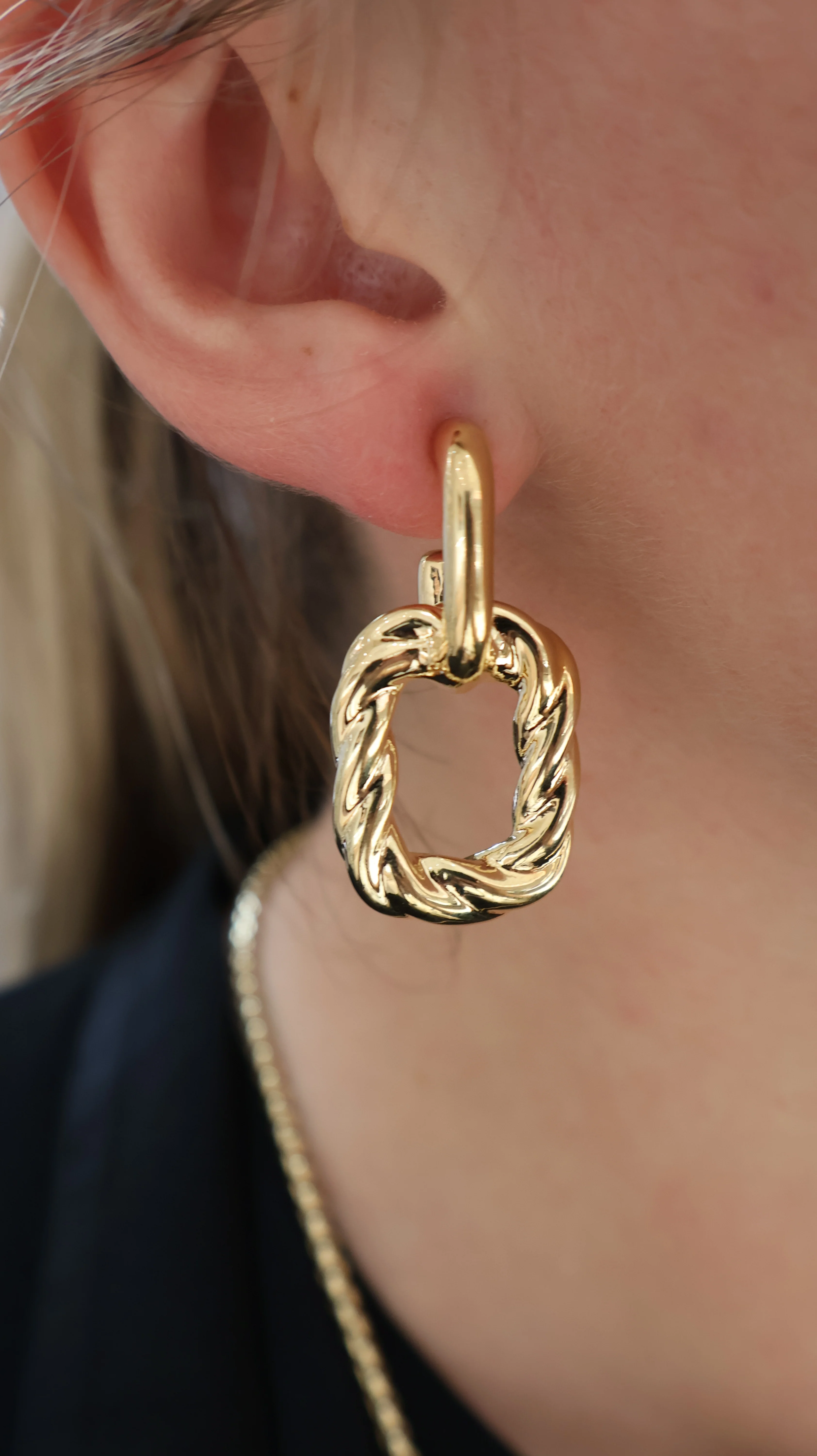 Brown & Co. 14k Yellow Gold Earrings - Image 2