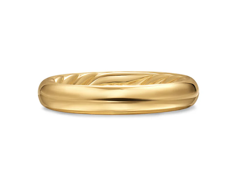 David Yurman Mercer® Band Ring In 18k Yellow Gold, 3.7mm - Image 2
