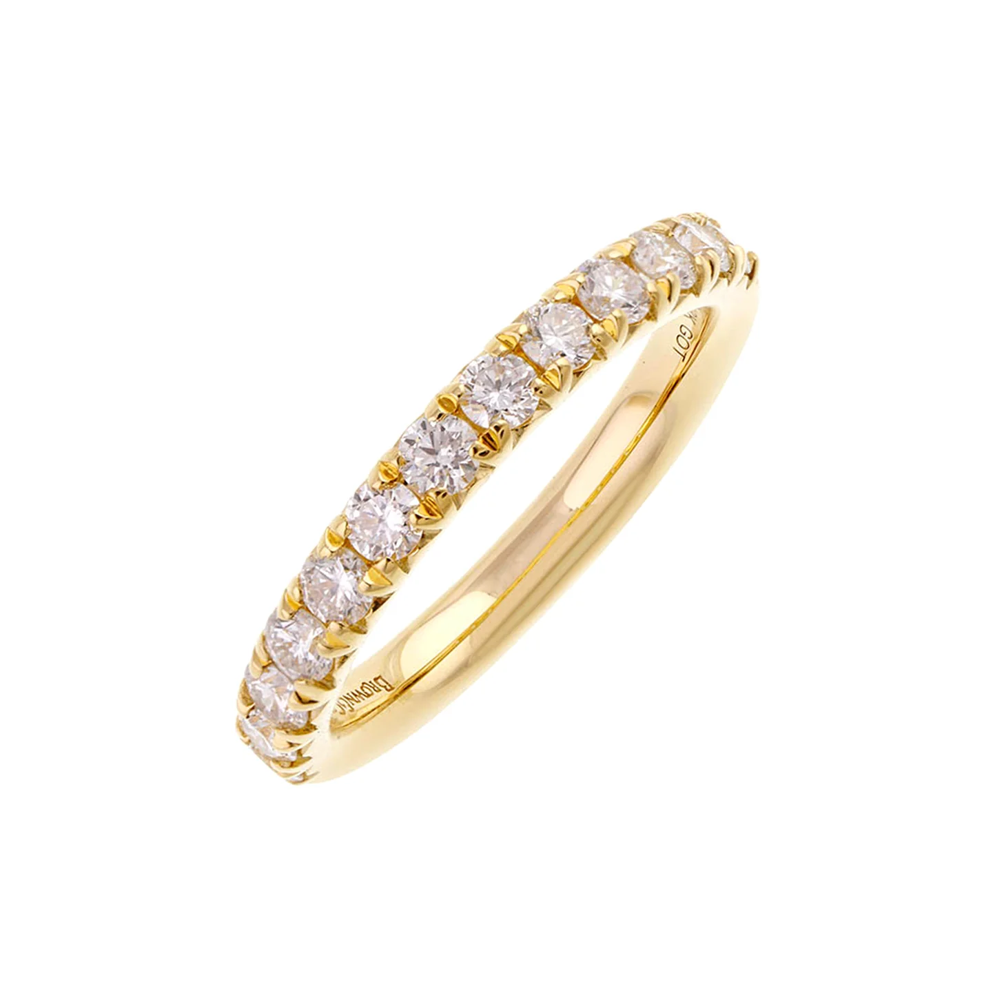 18k Yellow Gold Diamond Band