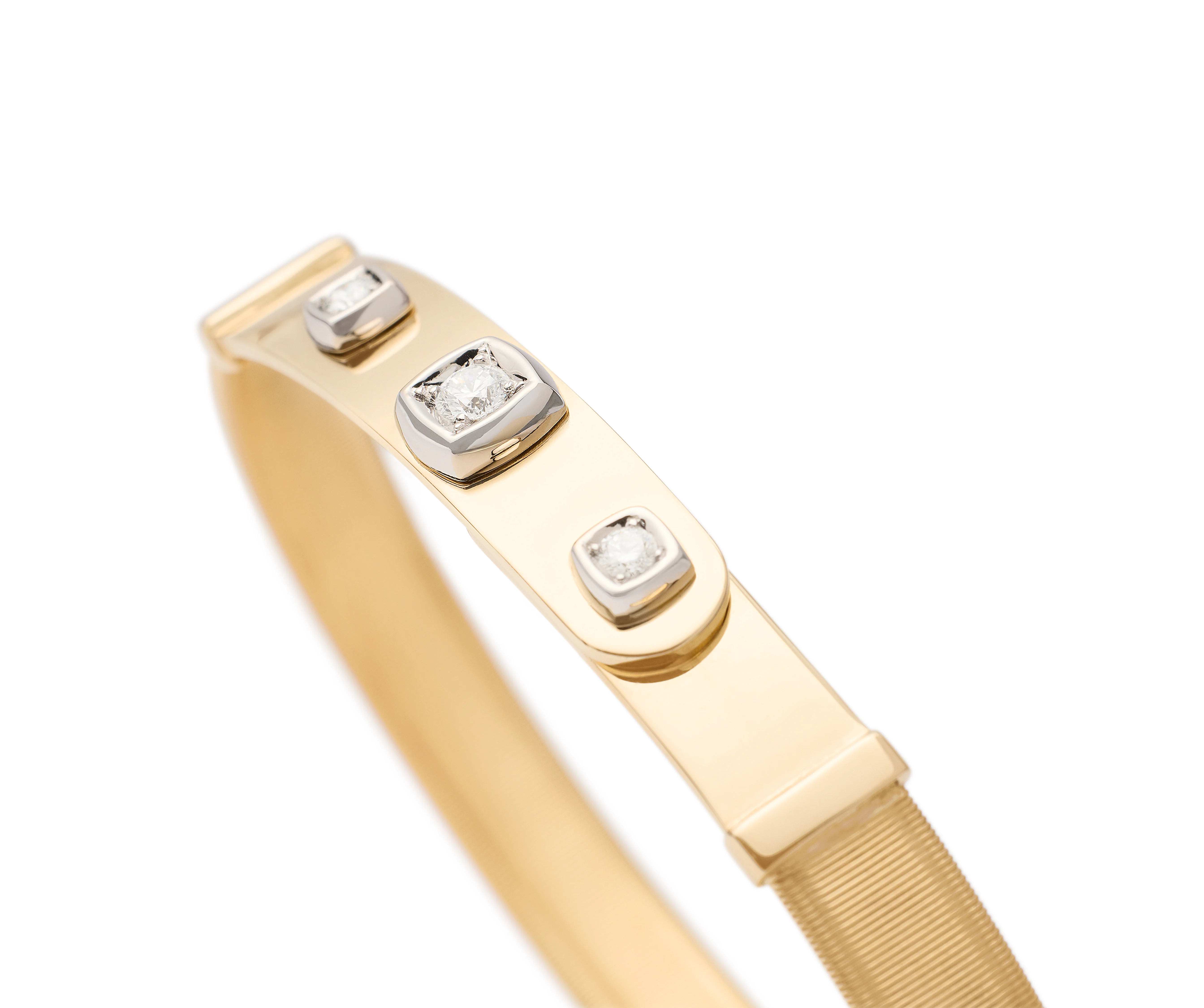 Marco Bicego 18k Yellow Gold Masai Diamond Bracelet - Image 2