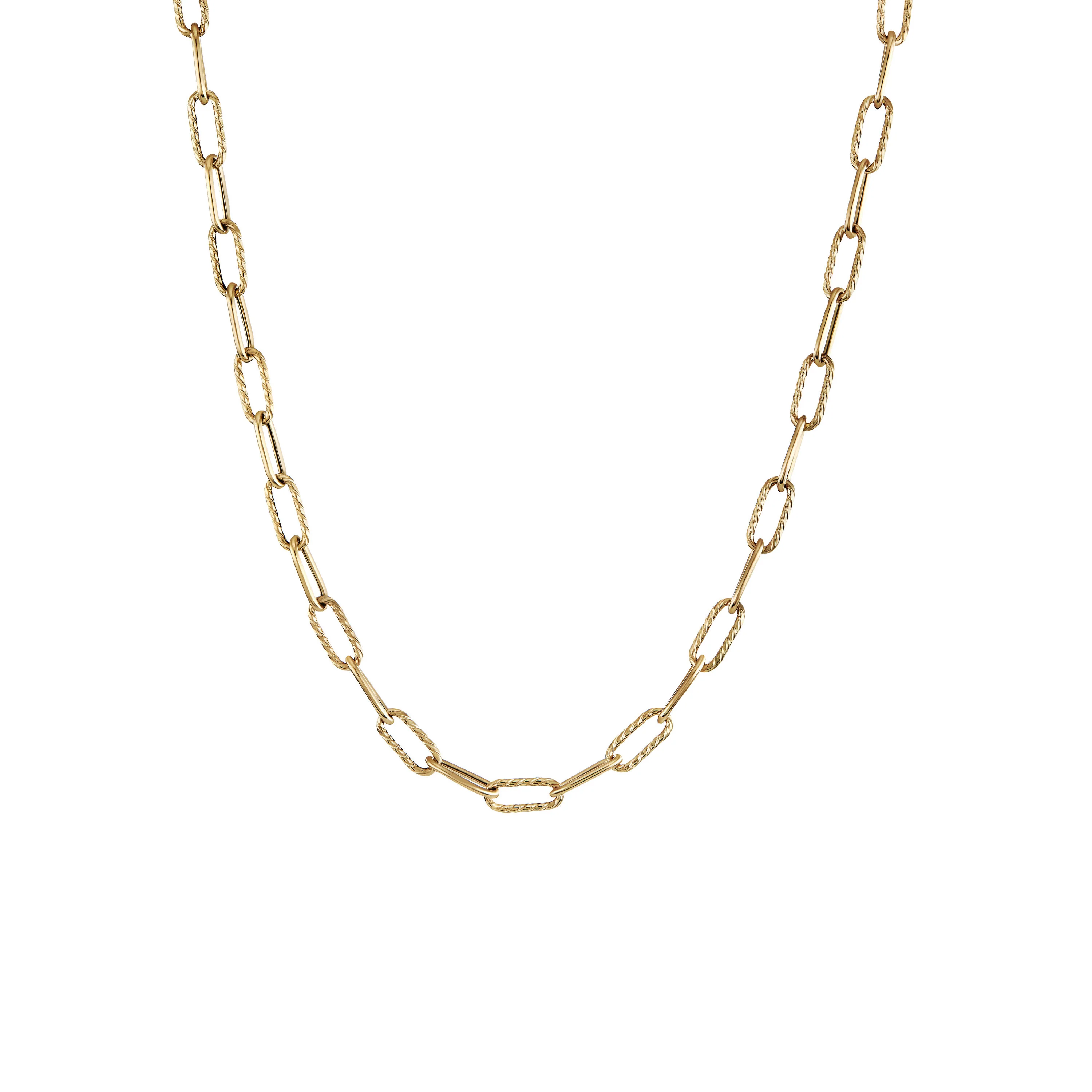 David Yurman Madison® Chain Necklace In 18k Yellow Gold, 4mm
