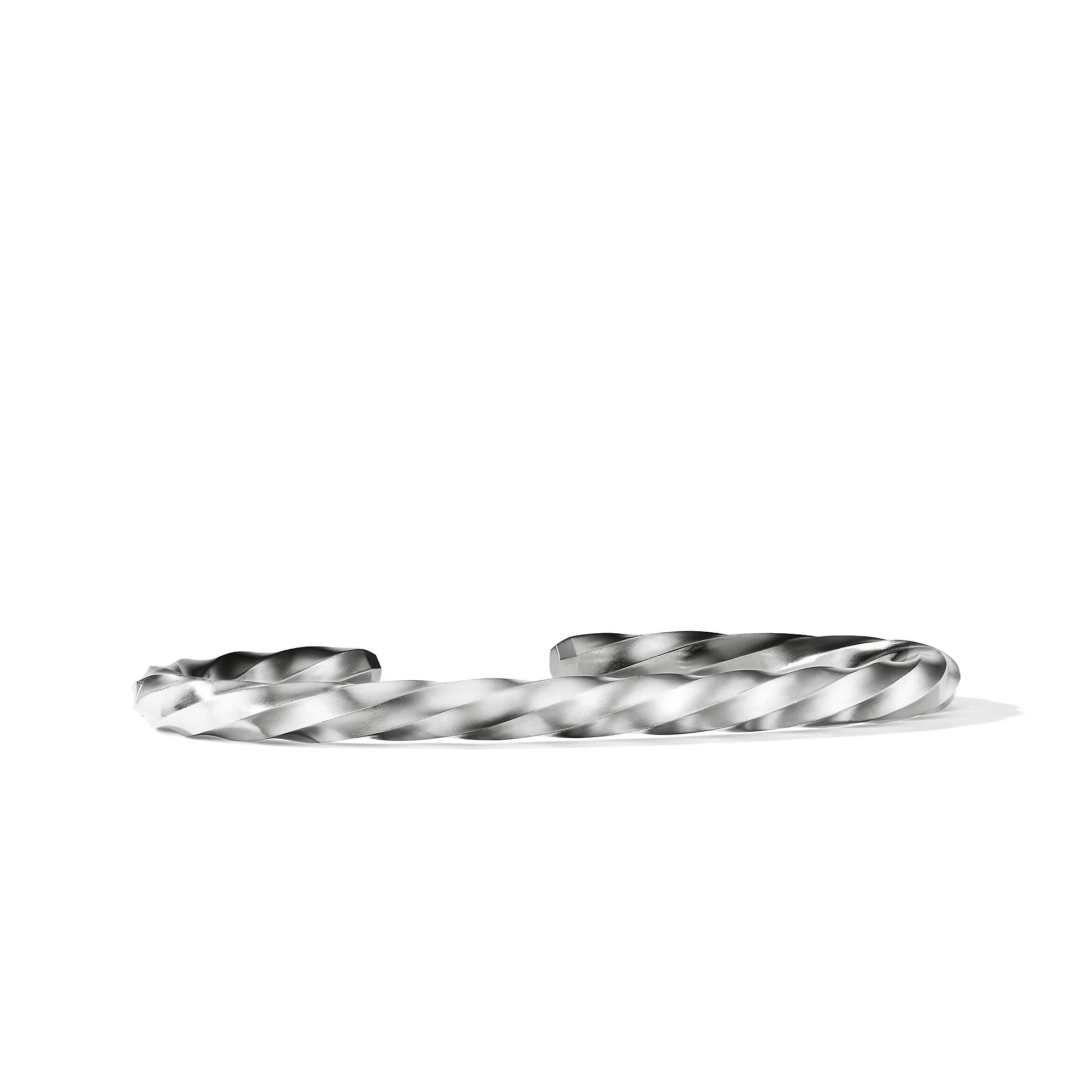 David Yurman 5.5mm Cable Edge Cuff Bracelet Sil-Rec