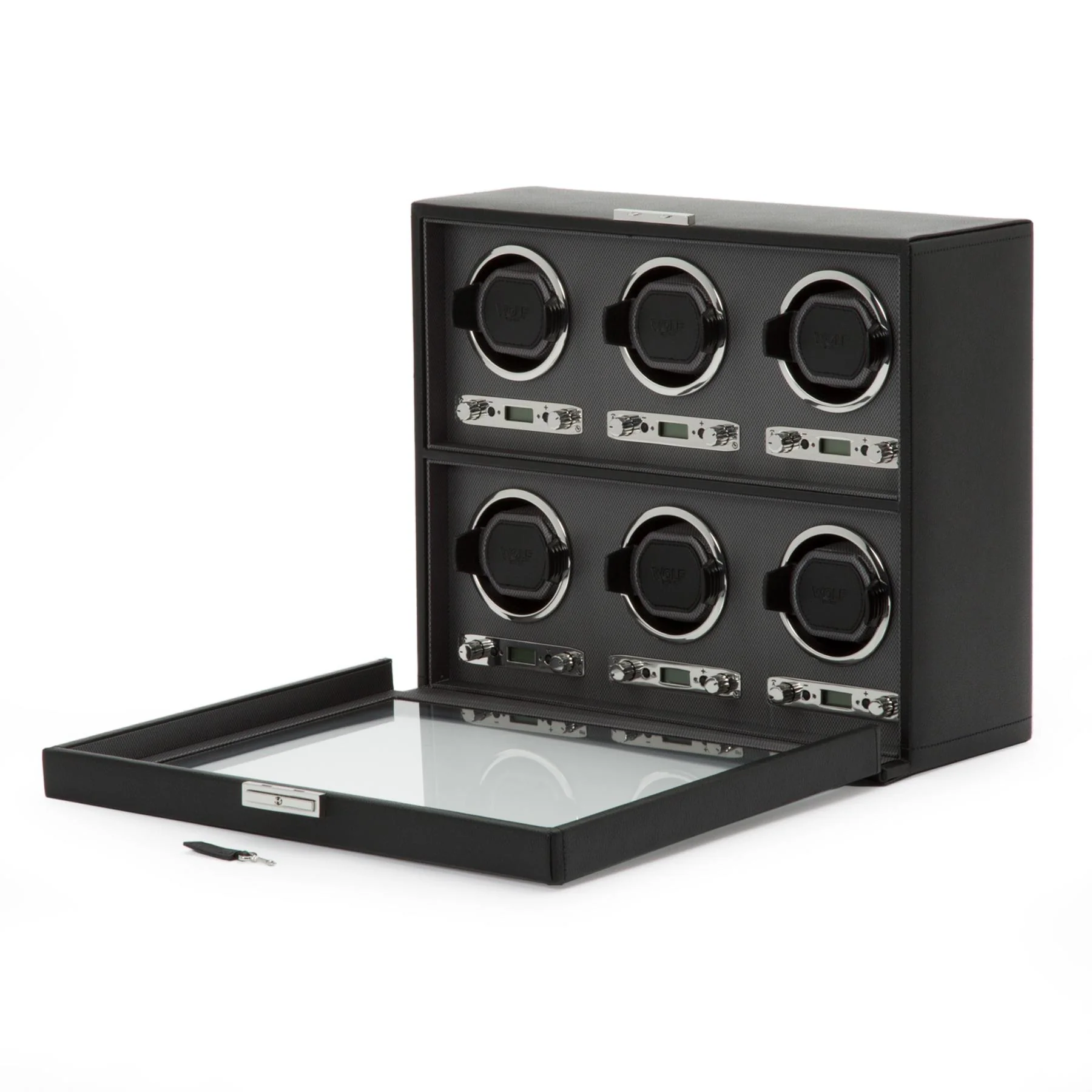 Black 6 Piece Watch Winder - Image 3