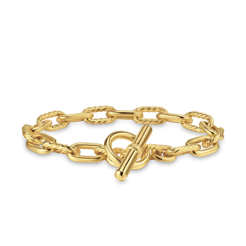 David Yurman Madison® Toggle Chain Bracelet In 18k Yellow Gold