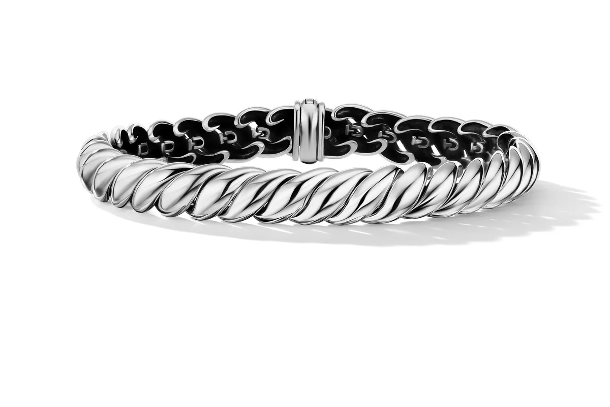 David Yurman Sculpted Cable Bracelet In Sterling Silver, 8.5mm - Image 2
