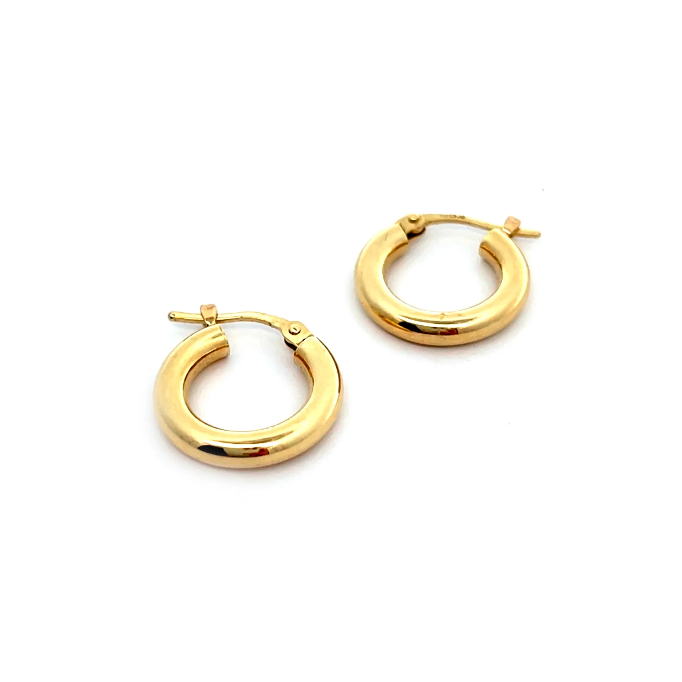Brown & Co. 14k Yellow Gold Hoop Earrings - Image 2