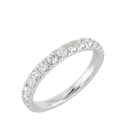 Brown & Co. 18k White Gold Diamond Band