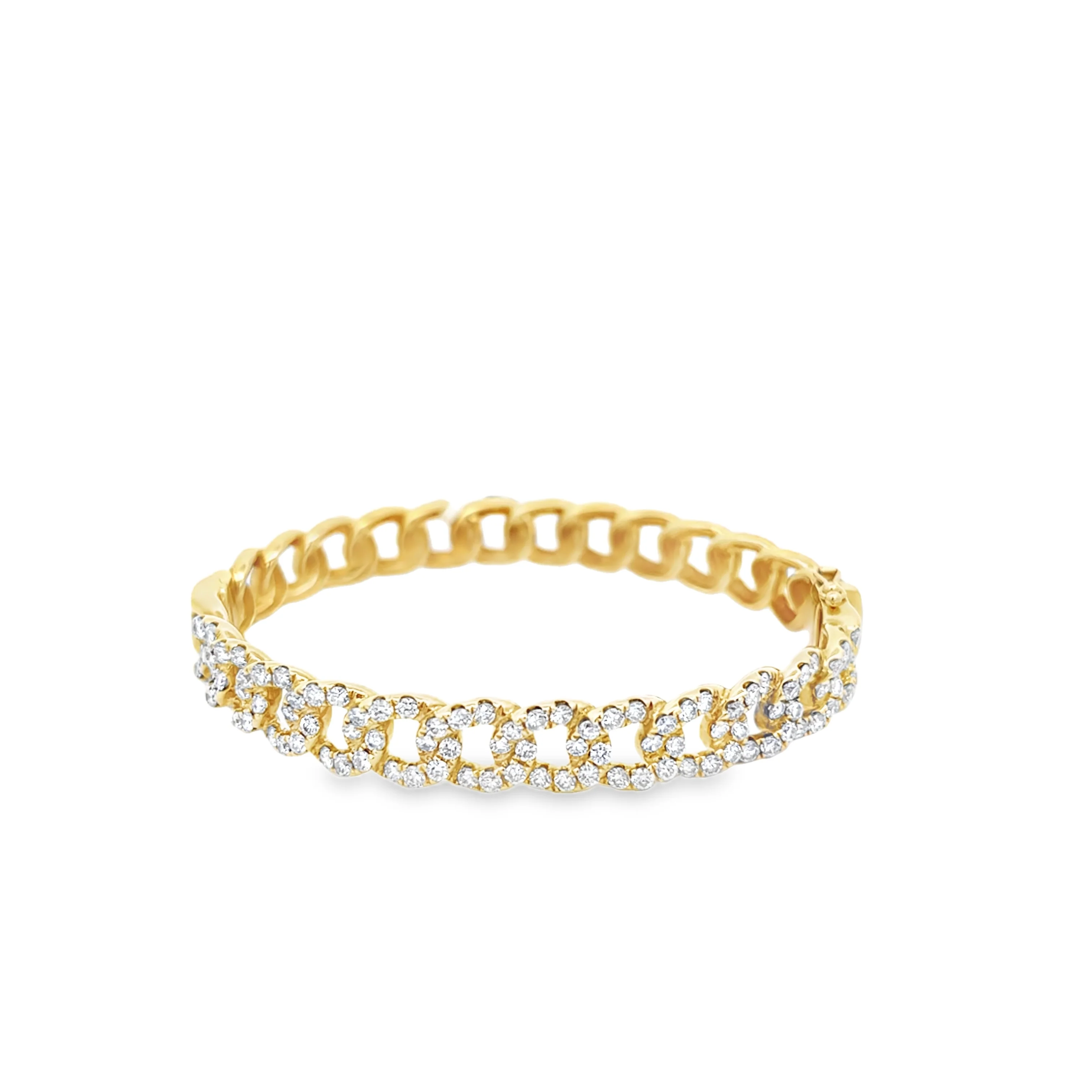 Brown & Co. 18k Yellow Gold Diamond Bangle