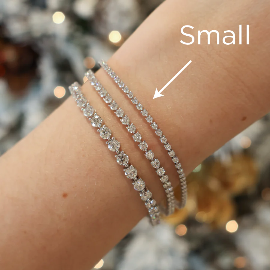 Brown & Co. 18k White Gold 2ct Diamond Tennis Bracelet - Image 2