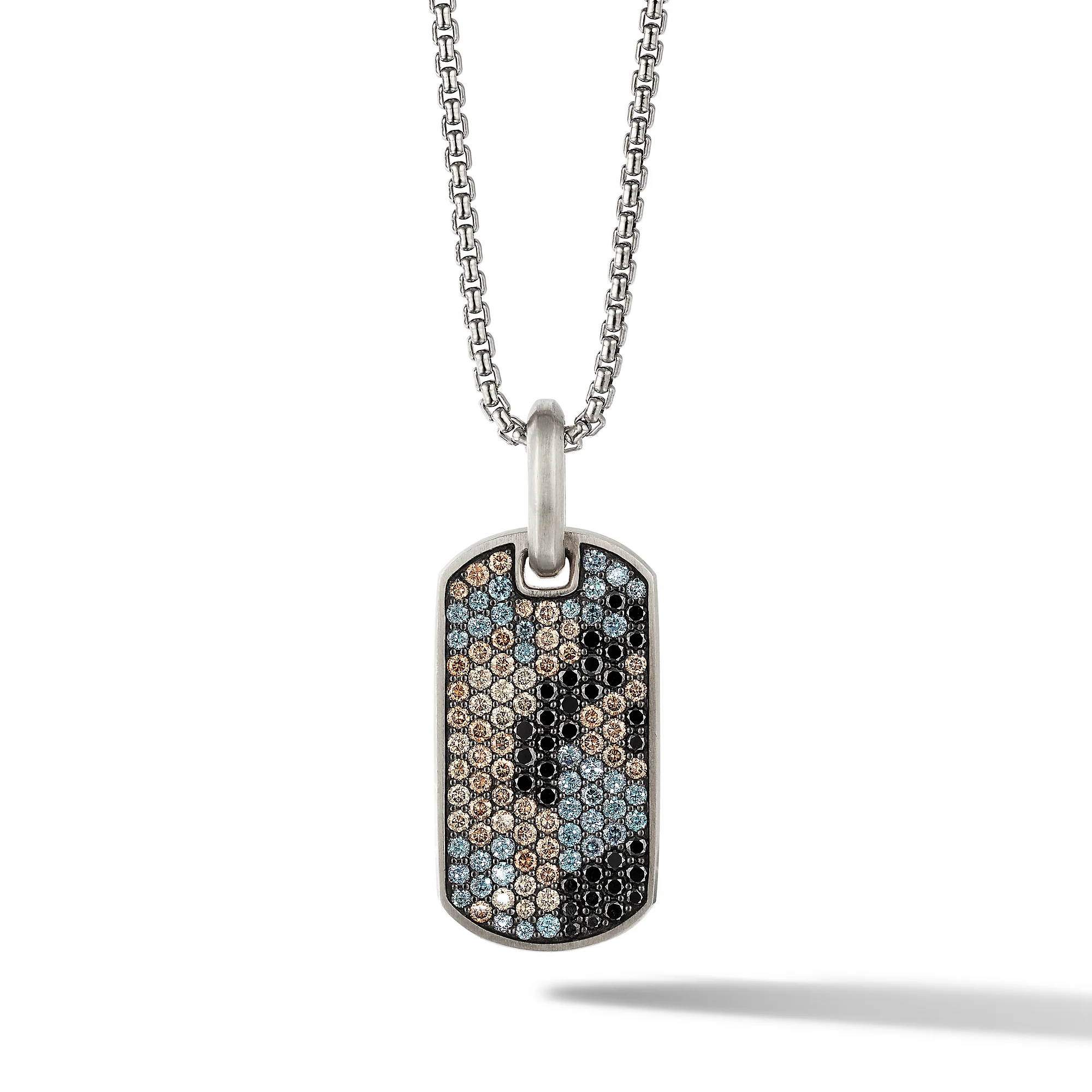 David Yurman Chevron Tag In Sterling Silver, 27mm - Image 3