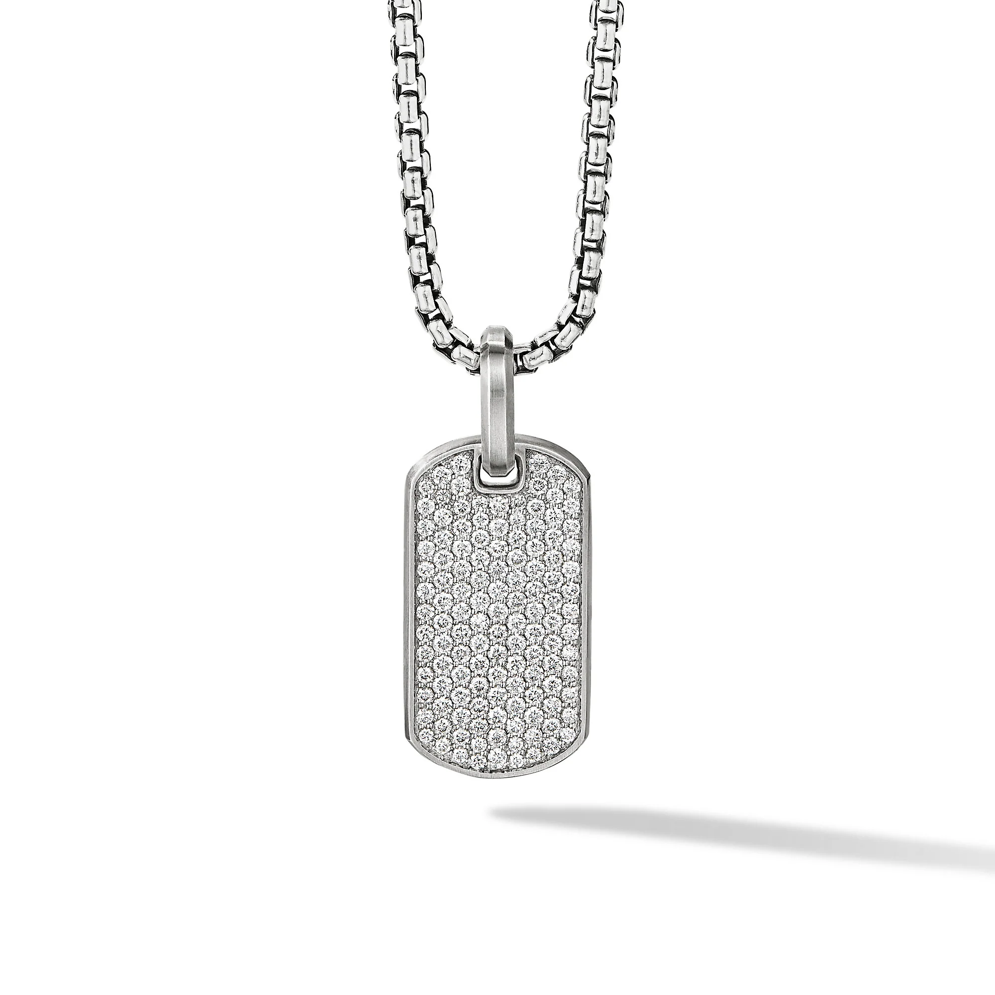 David Yurman Chevron Tag In Sterling Silver, 27mm - Image 5