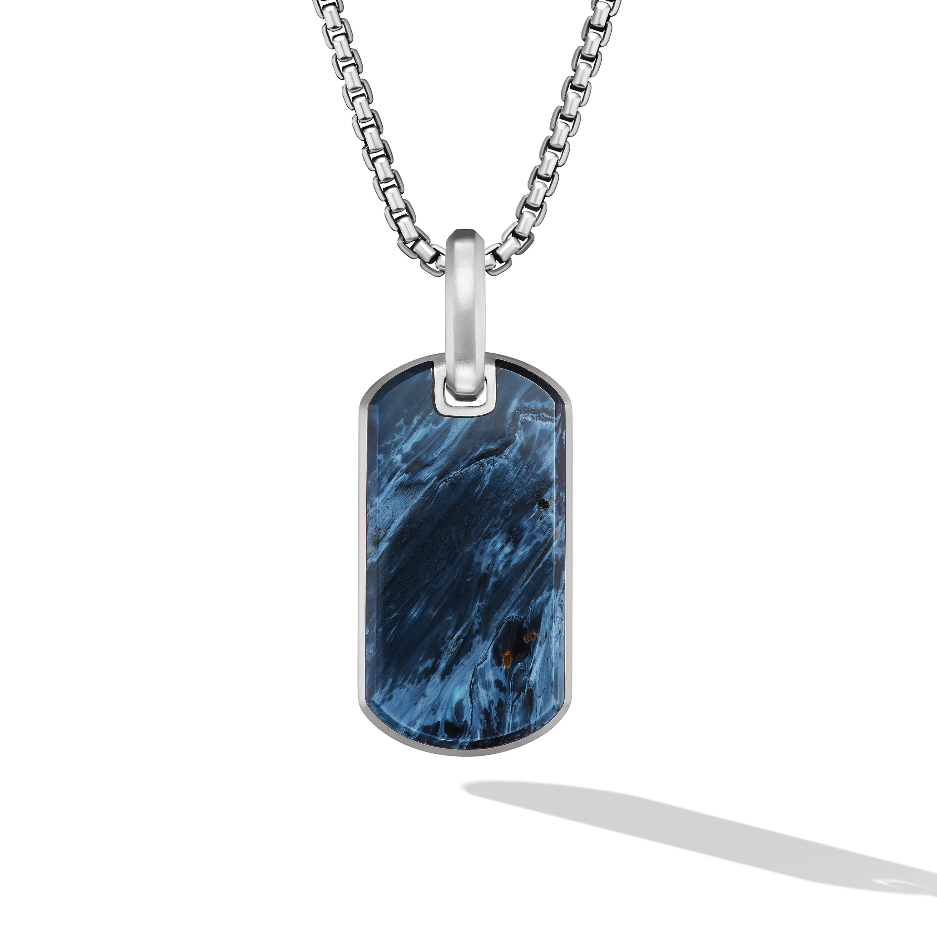 David Yurman Chevron Tag In Sterling Silver, 27mm - Image 6