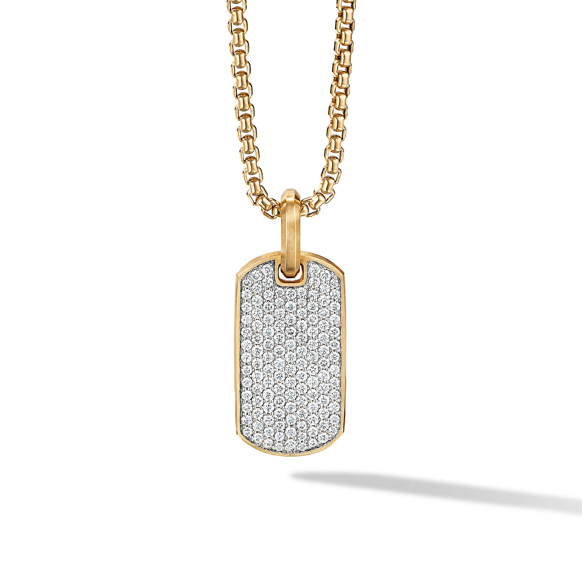 David Yurman Cross Pendant In 18k Yellow Gold, 24mm - Image 2