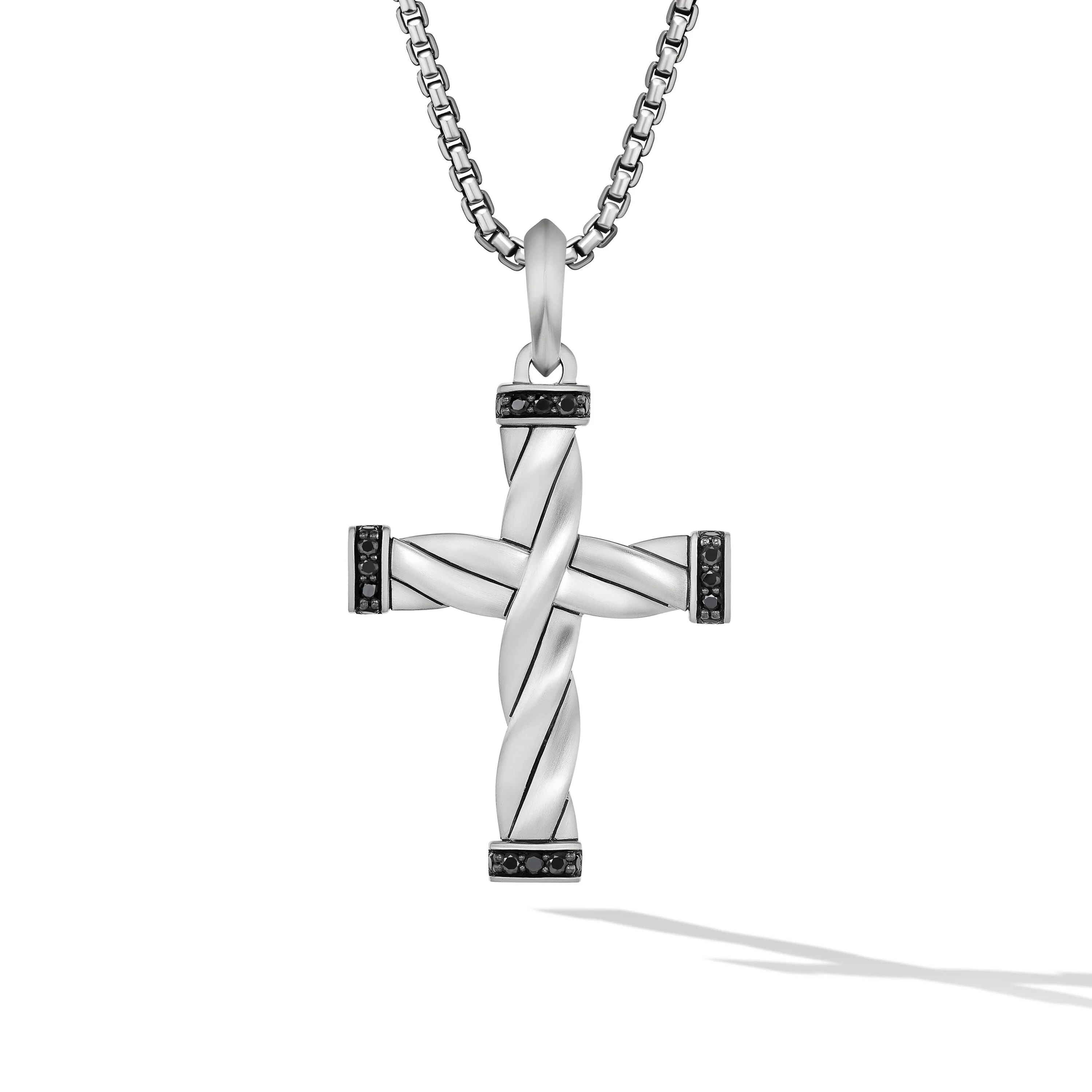 David Yurman Helios™ Cross Pendant In Sterling Silver, 48mm - Image 2