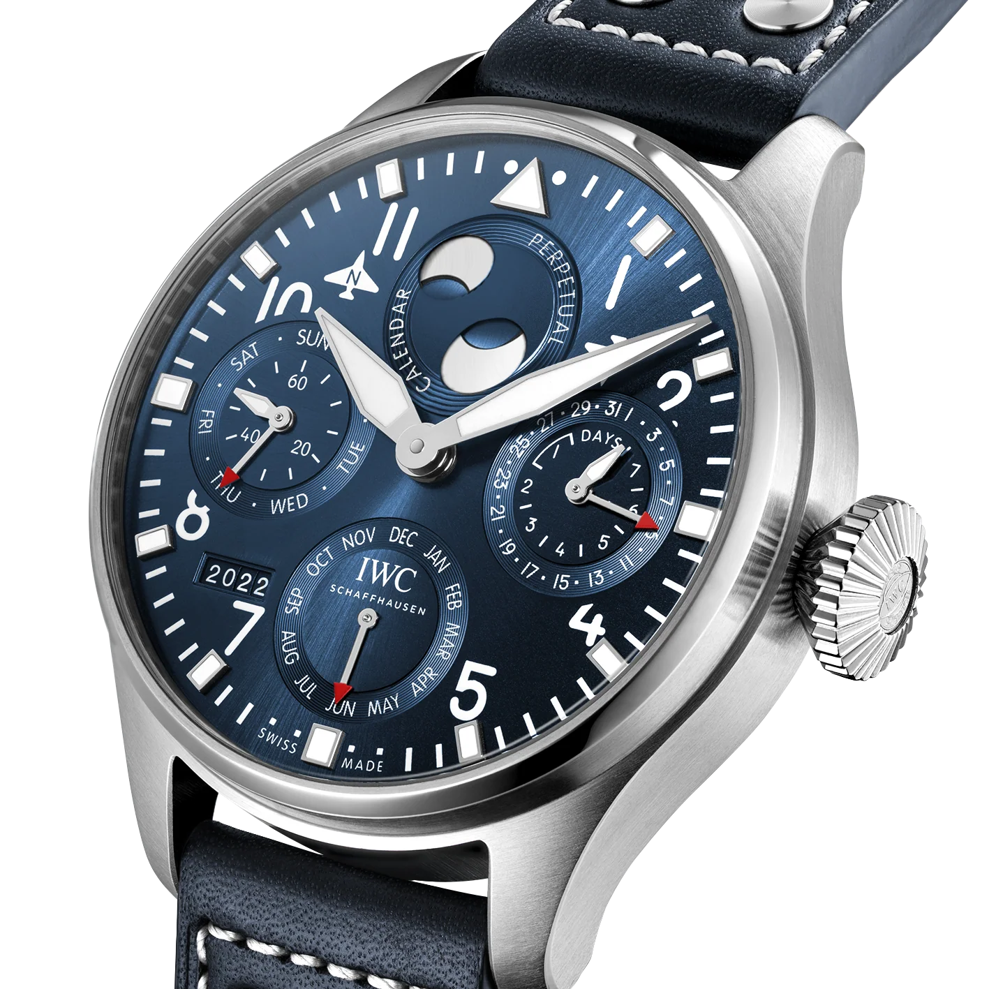 IWC Stainless Steel Big Pilot’s Watch Perpetual Calendar - Image 5