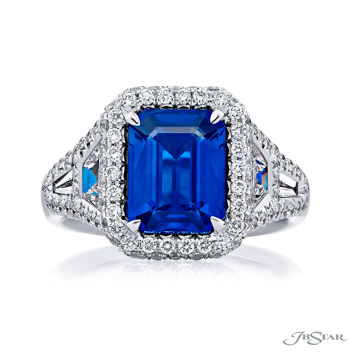 Jb Star Platinum, Sapphire, And Diamond Ring - Image 2