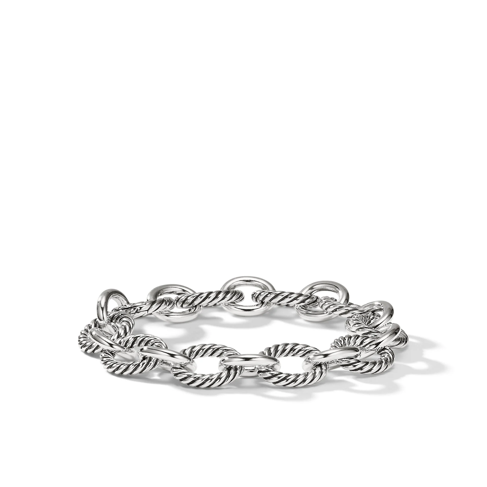 David Yurman Oval Link Chain Bracelet In Sterling Silver, 12mm