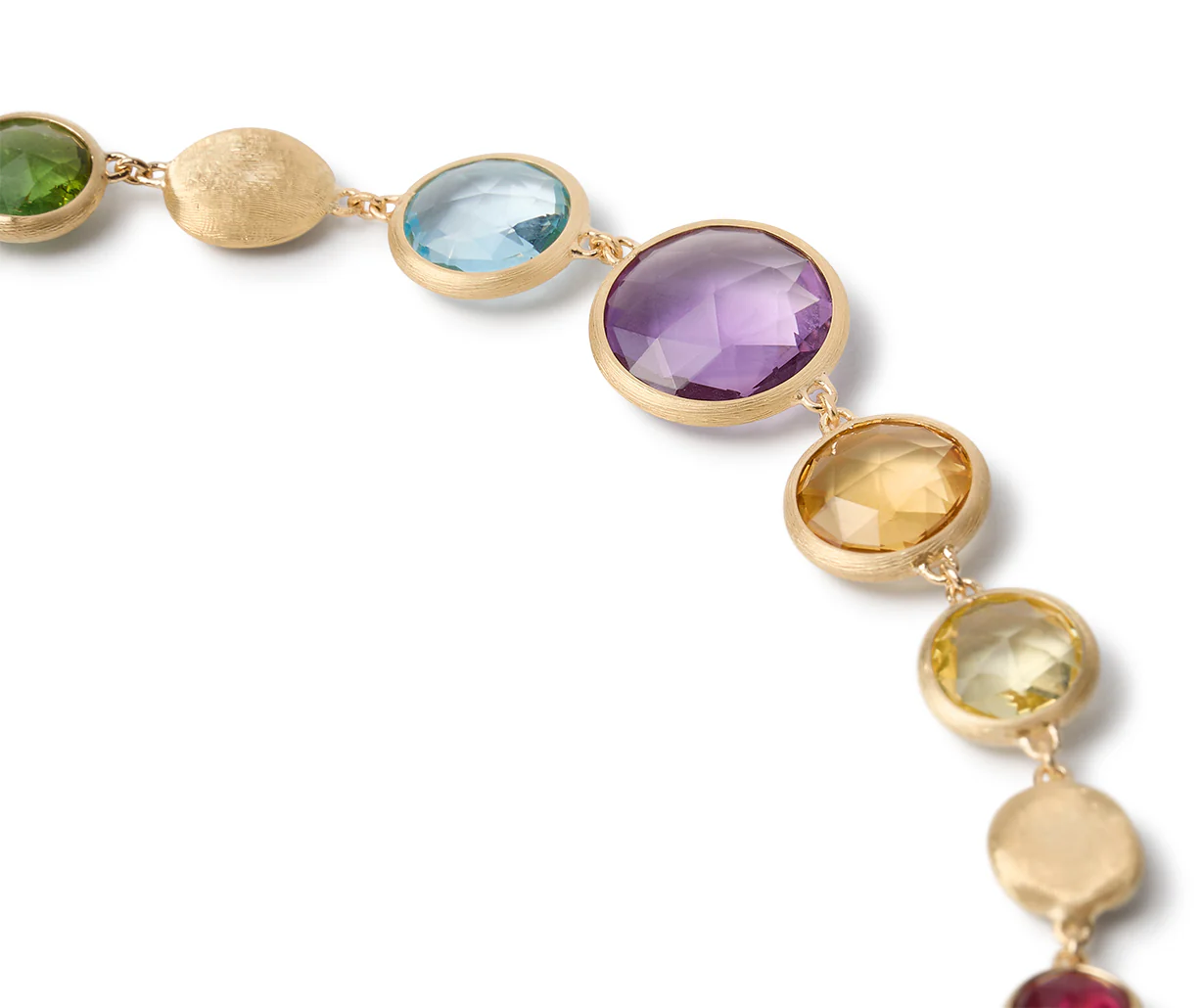 Marco Bicego 18k Yellow Gold And Multicolor Jaipur Bracelet - Image 3
