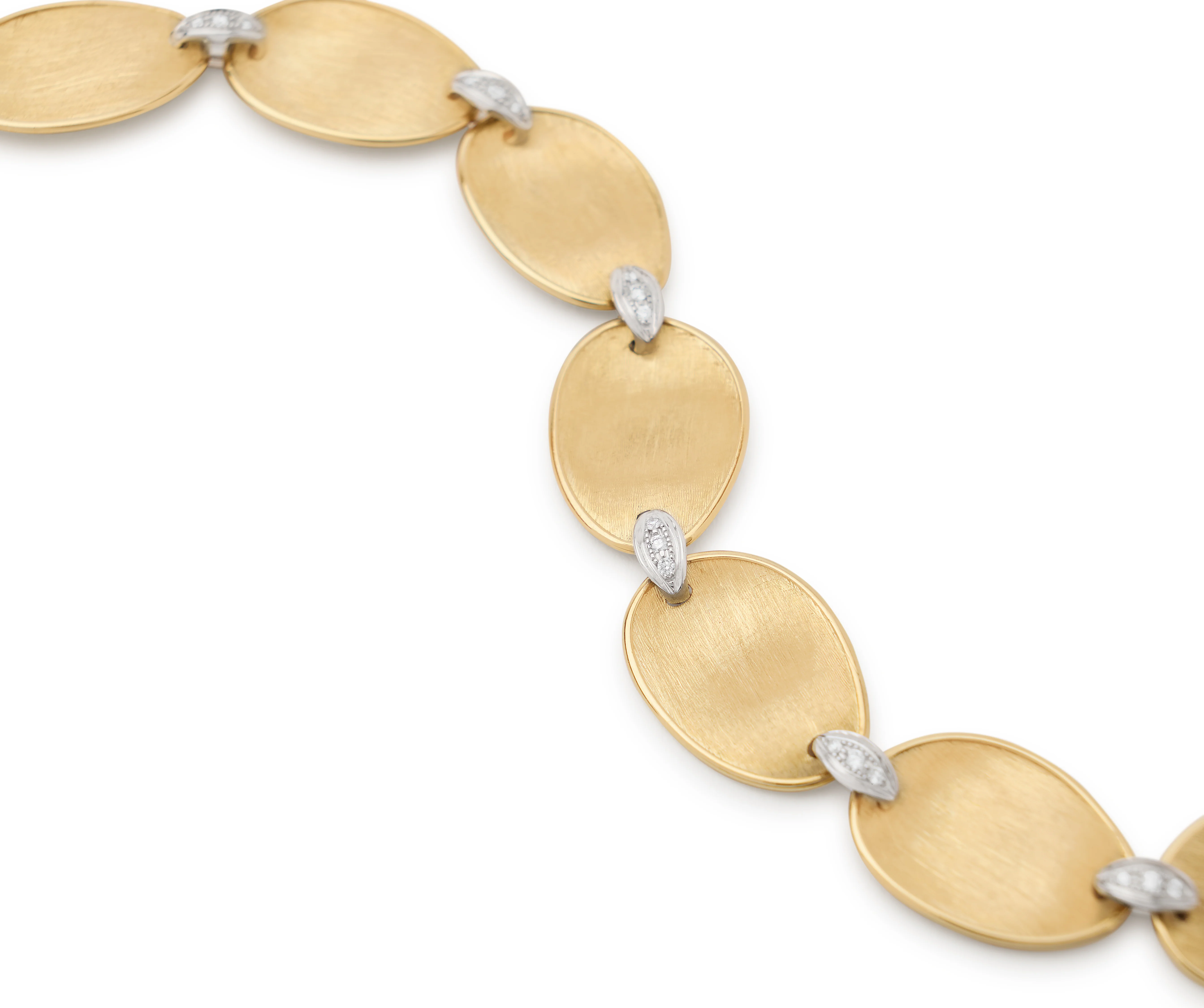 Marco Bicego 18k Yellow Gold Lunaria Diamond Bracelet - Image 2