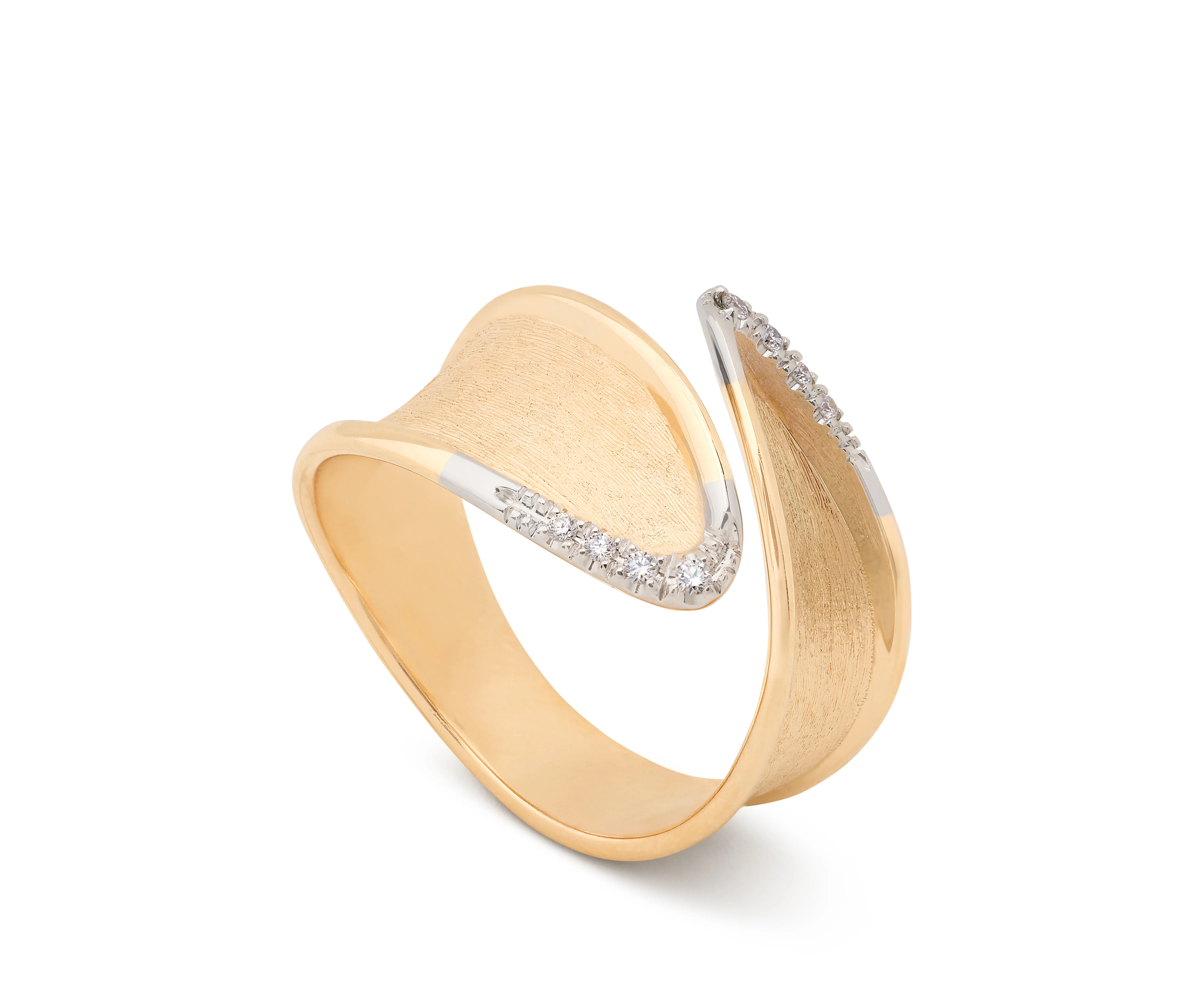 Marco Bicego 18k Yellow Gold Lunaria Diamond Ring
