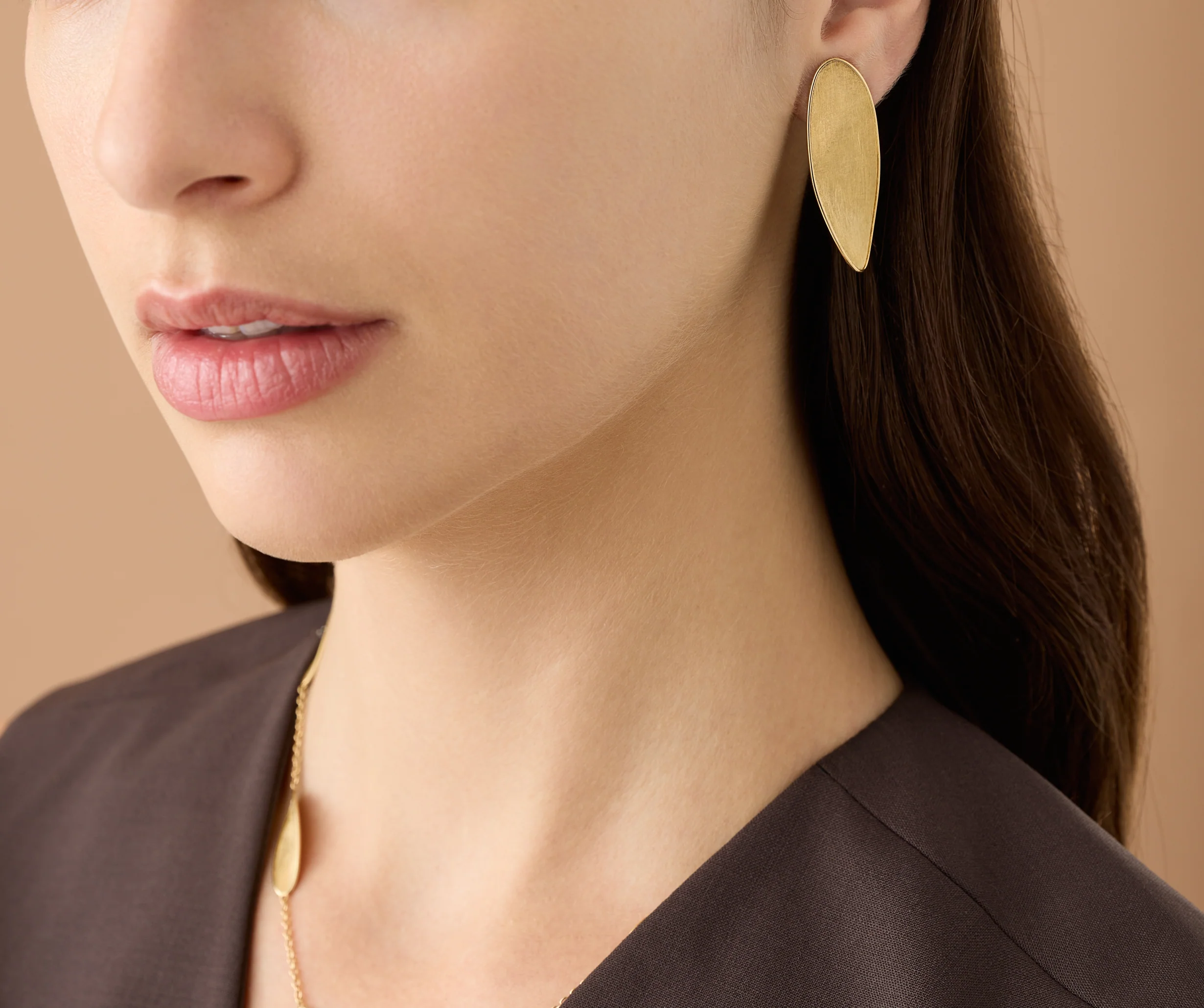 Marco Bicego 18k Yellow Gold Lunaria Earrings - Image 3