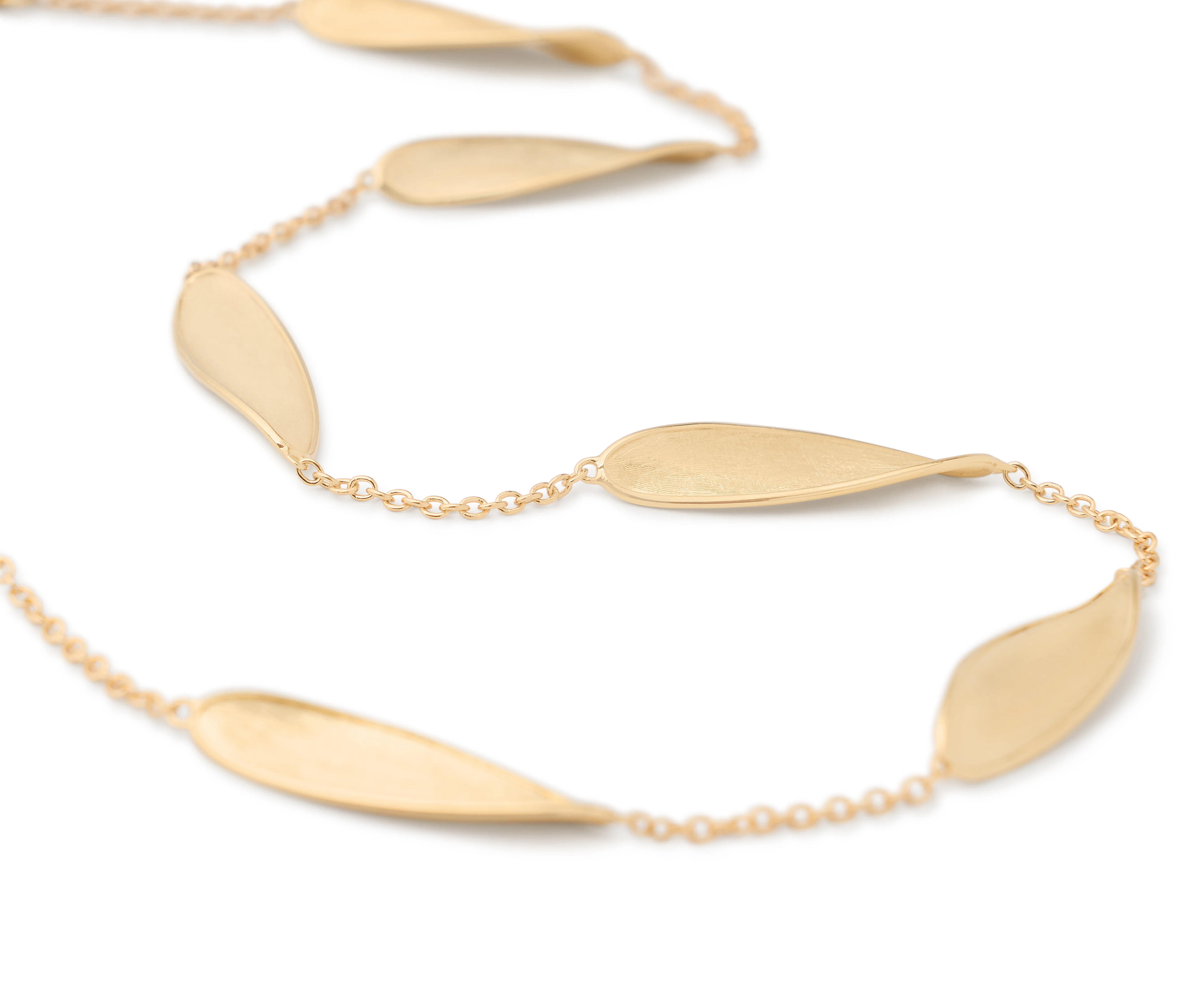 Marco Bicego 18k Yellow Gold Lunaria Twist Necklace - Image 2