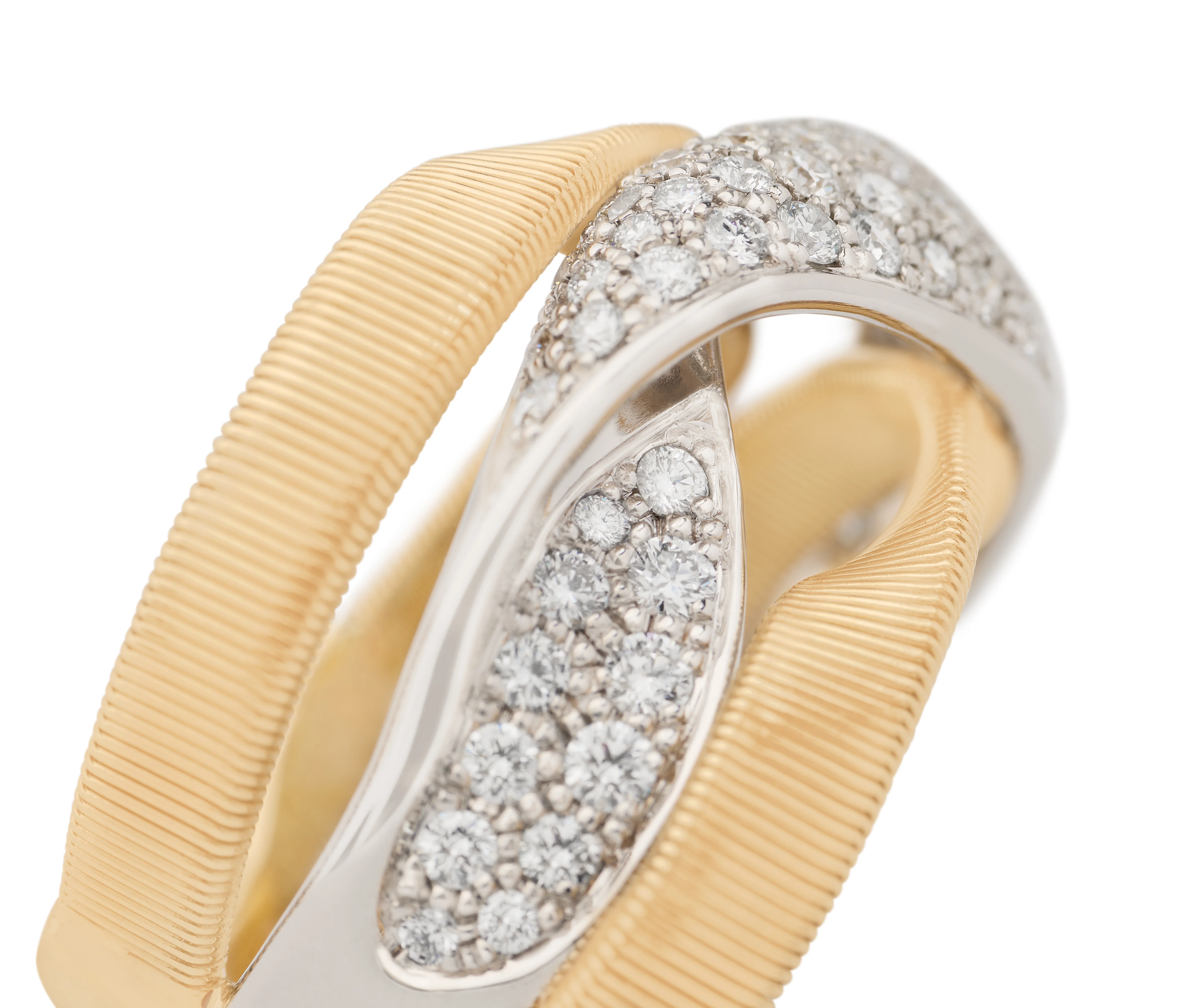 Marco Bicego 18k Yellow Gold Marrakech Diamond Ring - Image 2