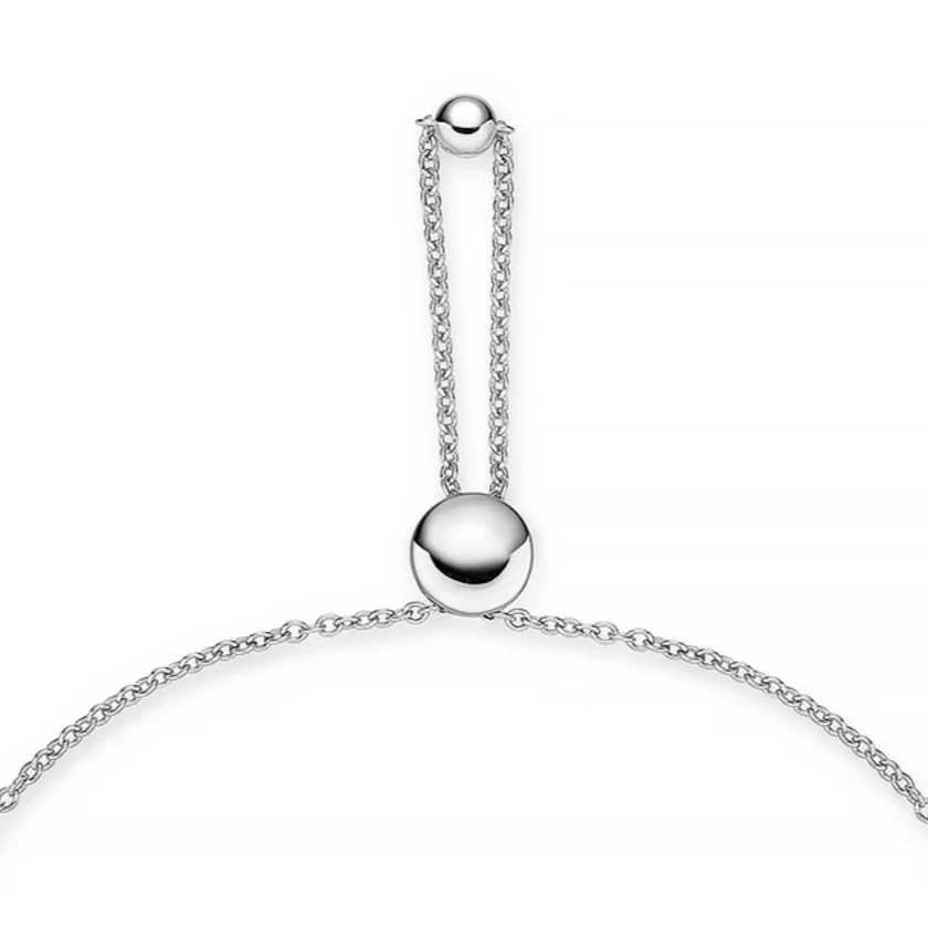 Memoire 18k White Gold And Diamond Cadence Bolo Bracelet - Image 3