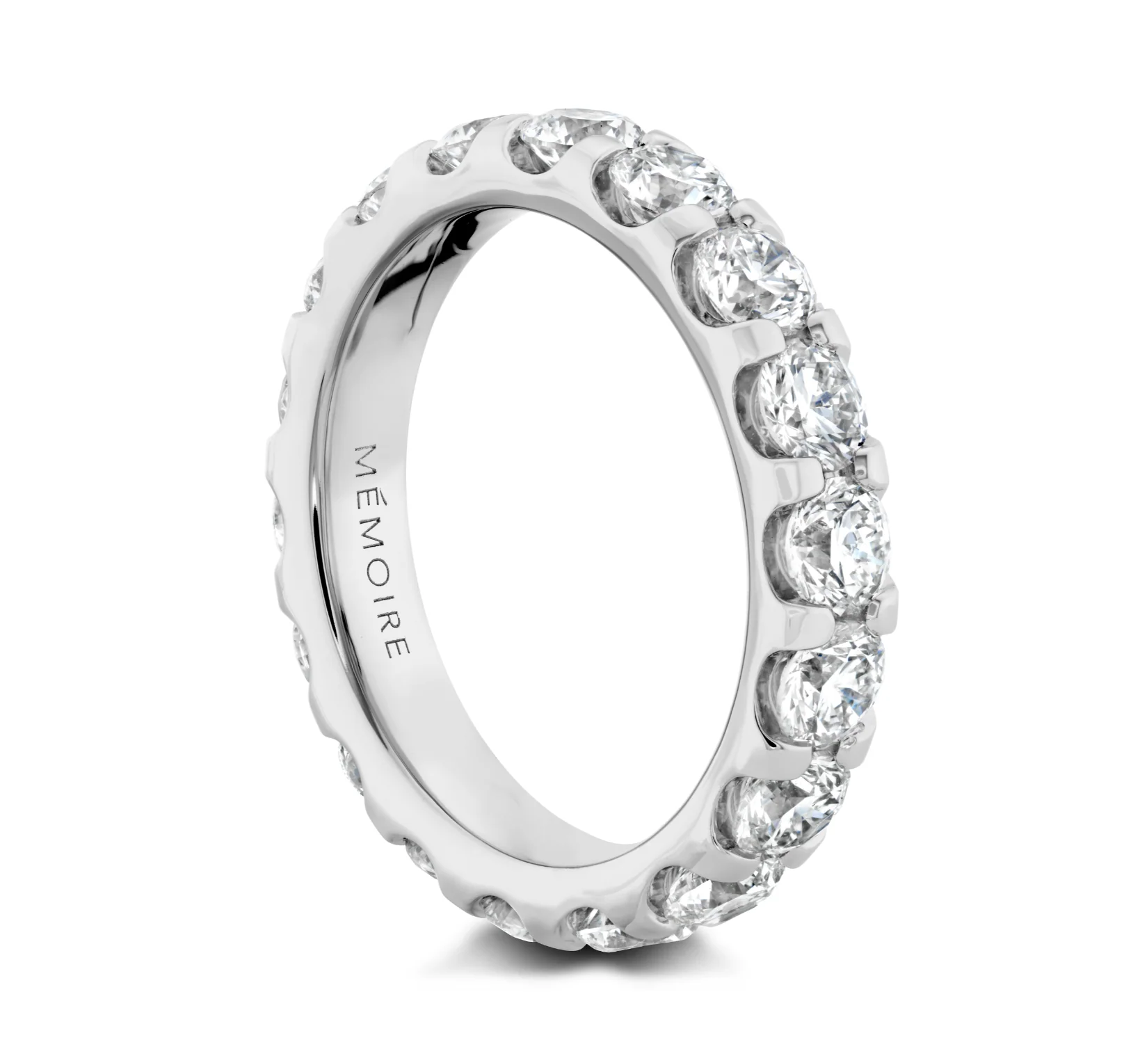 Memoire Platinum Odessa Diamond Eternity Band - Image 2
