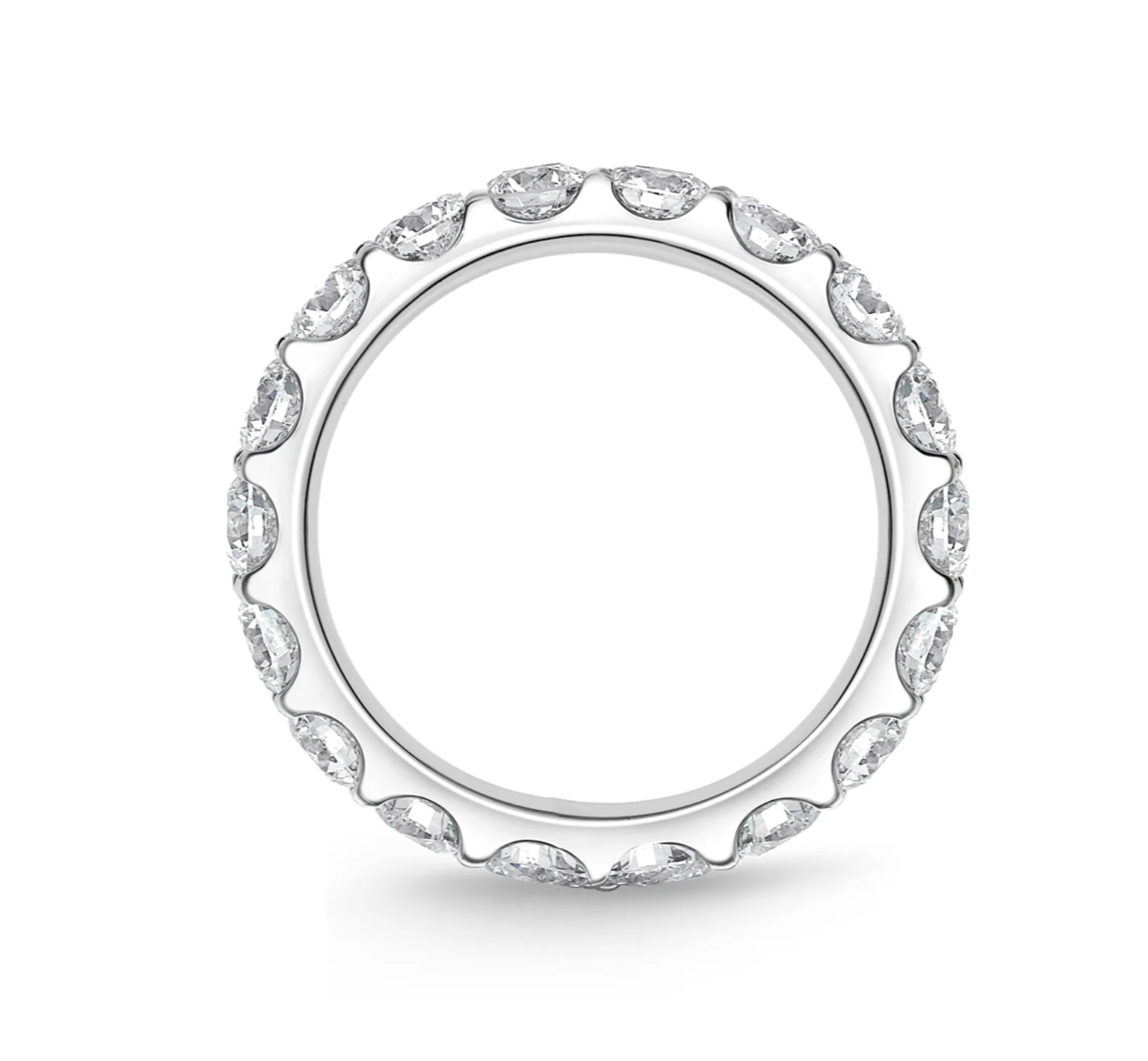 Memoire Platinum Odessa Diamond Eternity Band - Image 3