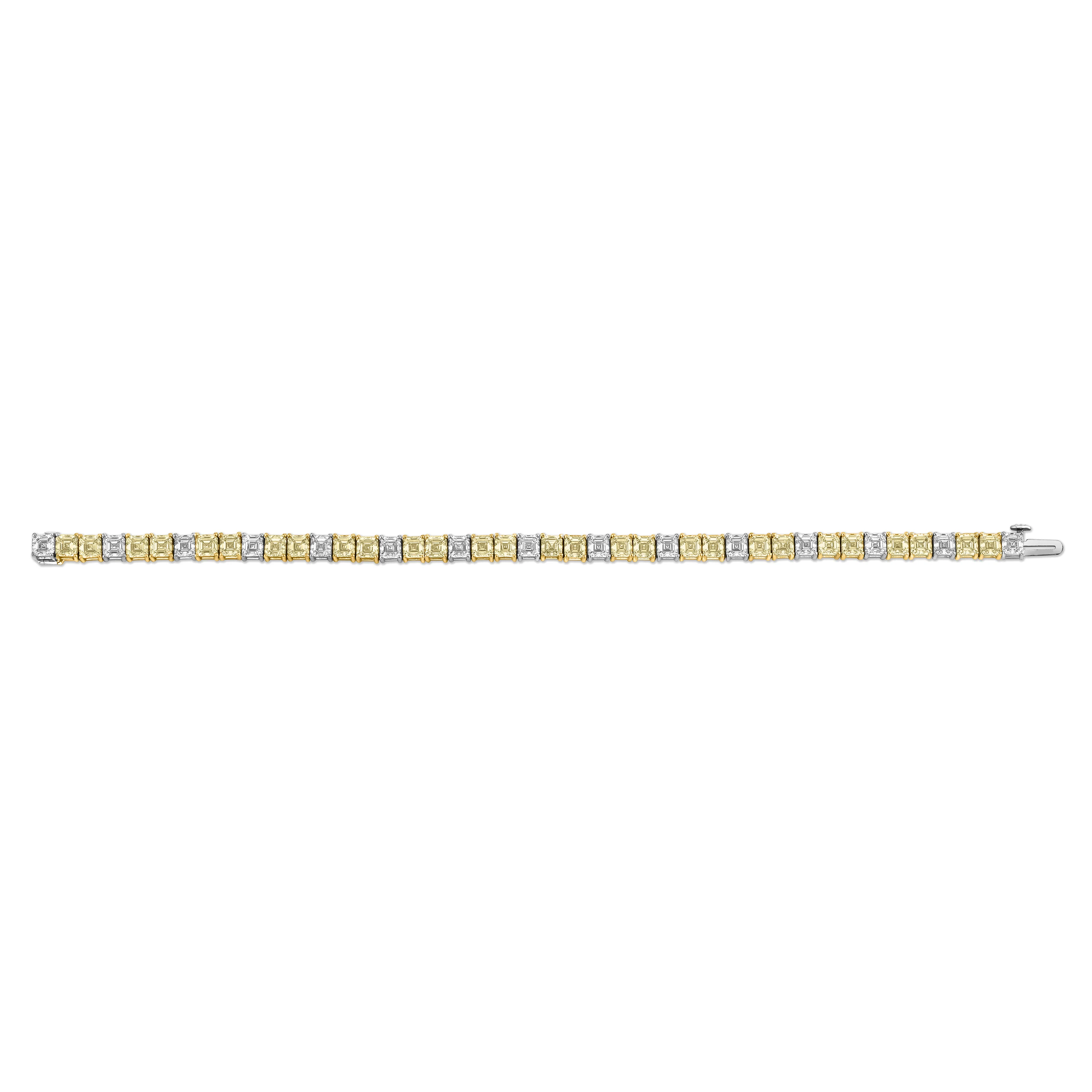 Norman Silverman 18k Yellow Gold Diamond Bracelet - Image 2