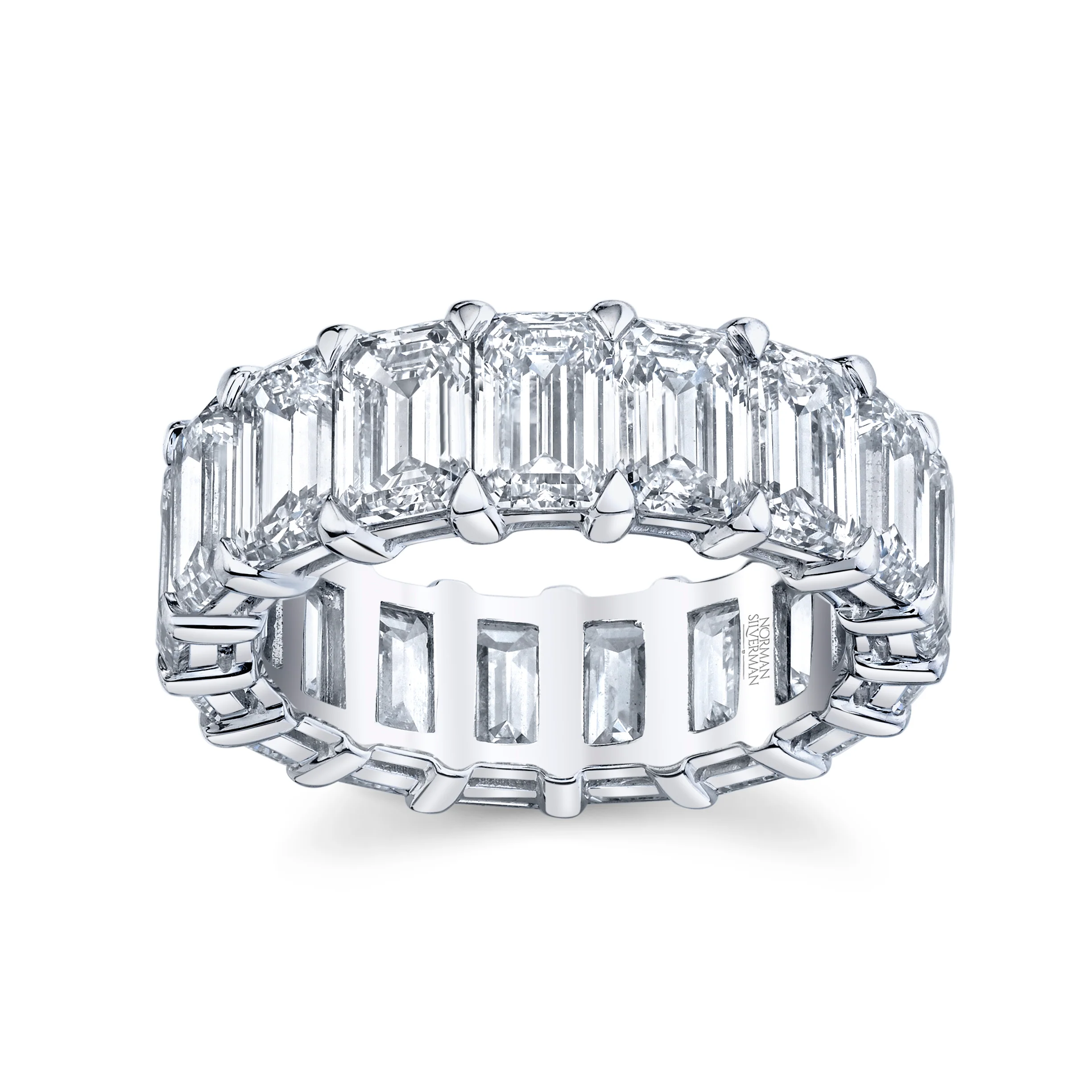 Norman Silverman Platinum Diamond Band - Image 3