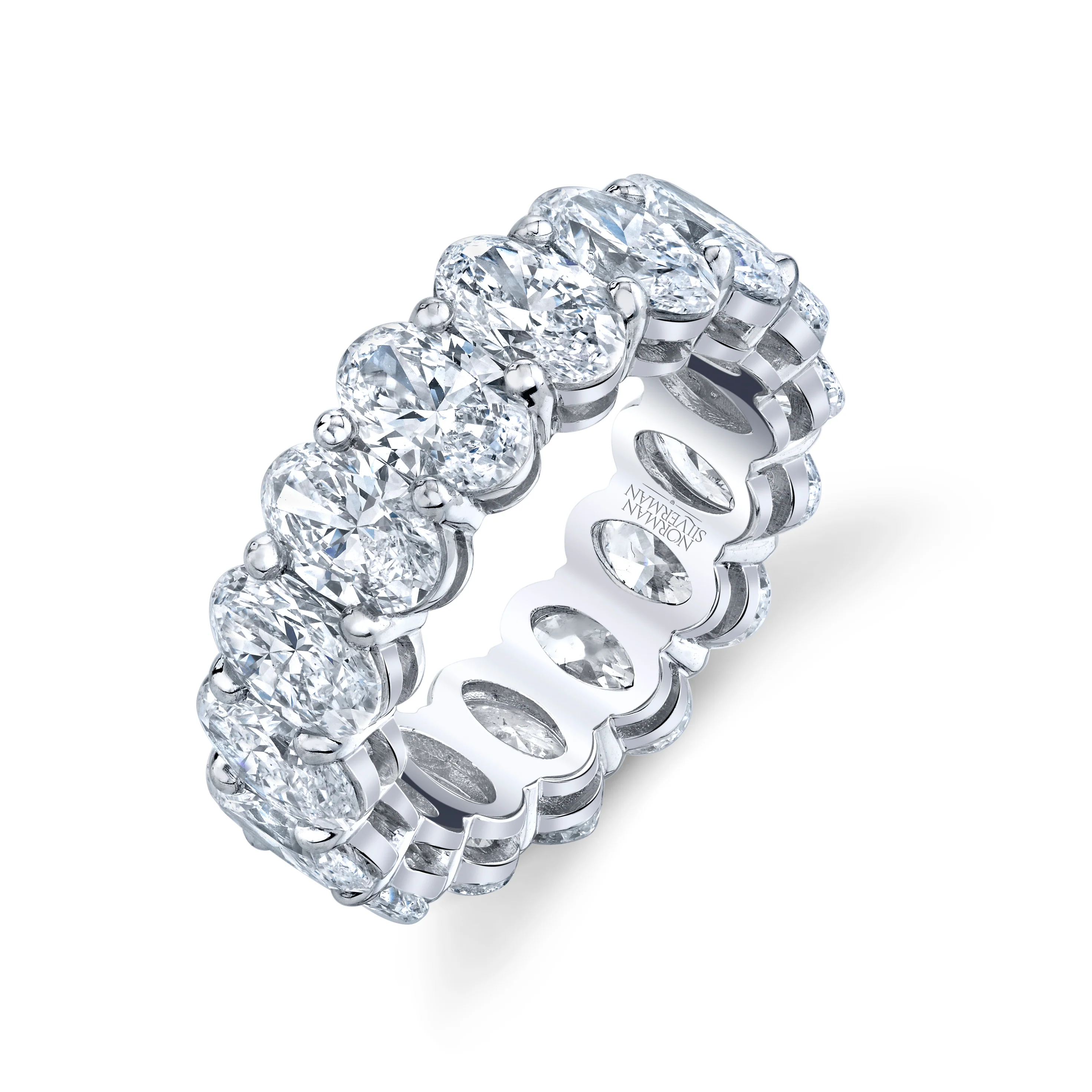 Norman Silverman Platinum Diamond Band - Image 2