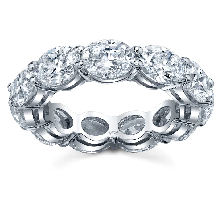 Norman Silverman Platinum Diamond Band - Image 2
