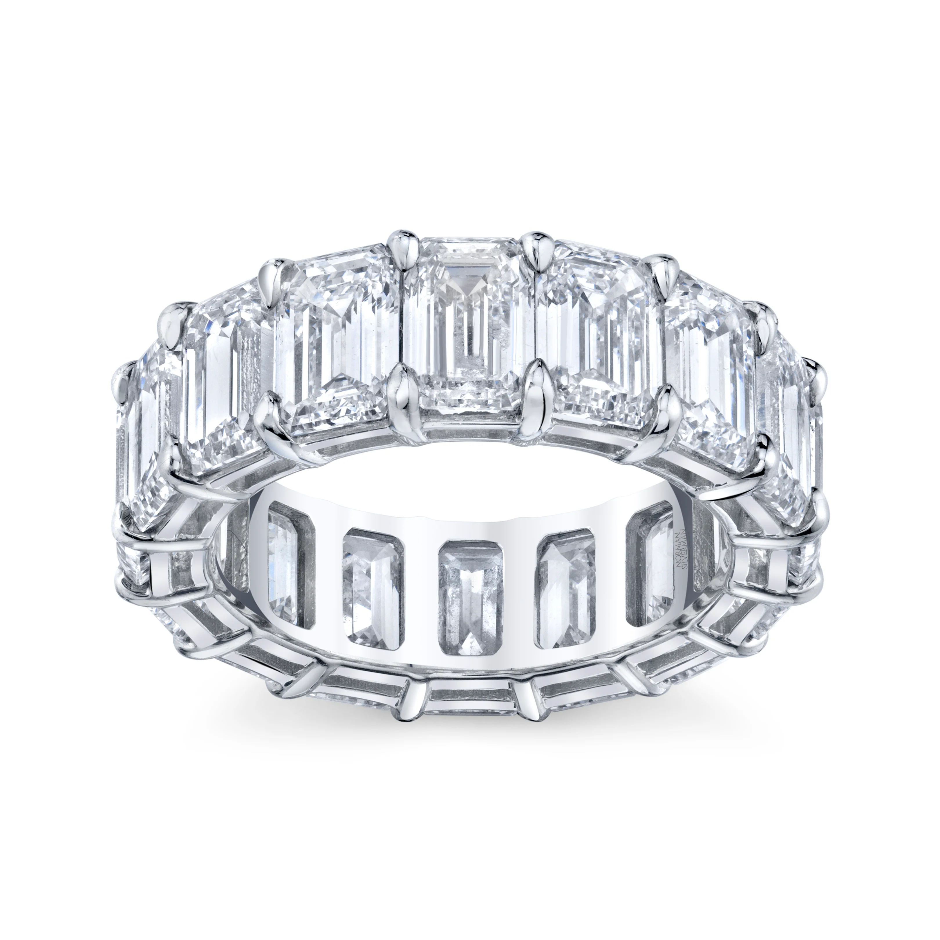 Norman Silverman Platinum Diamond Band - Image 3
