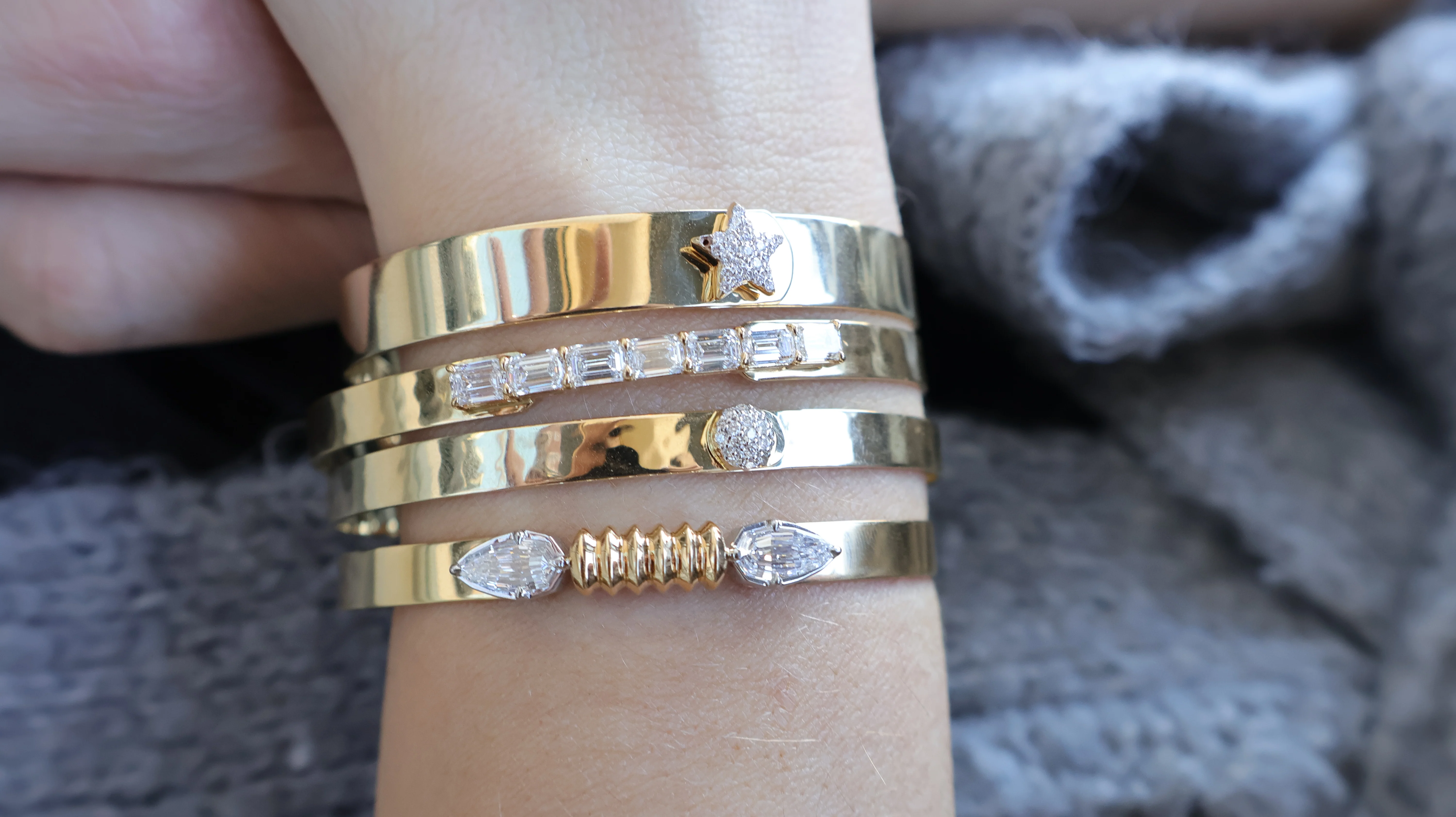 Phillips House 14k Yellow Gold Affair Diamond Bracelet - Image 2