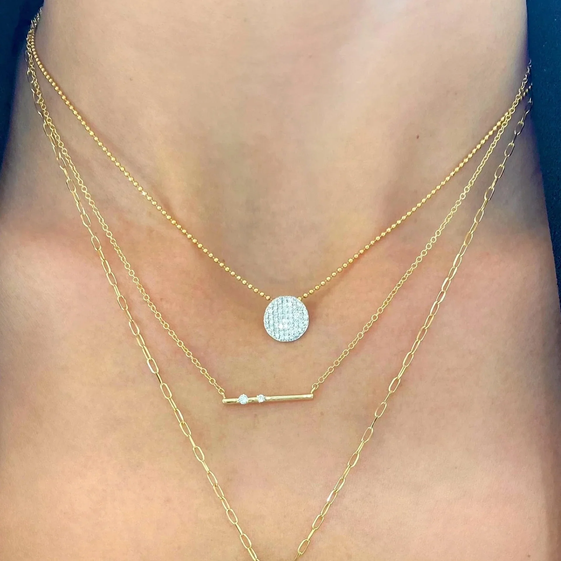 Phillips House 14k Yellow Gold AFFAIR Diamond Necklace - Image 2