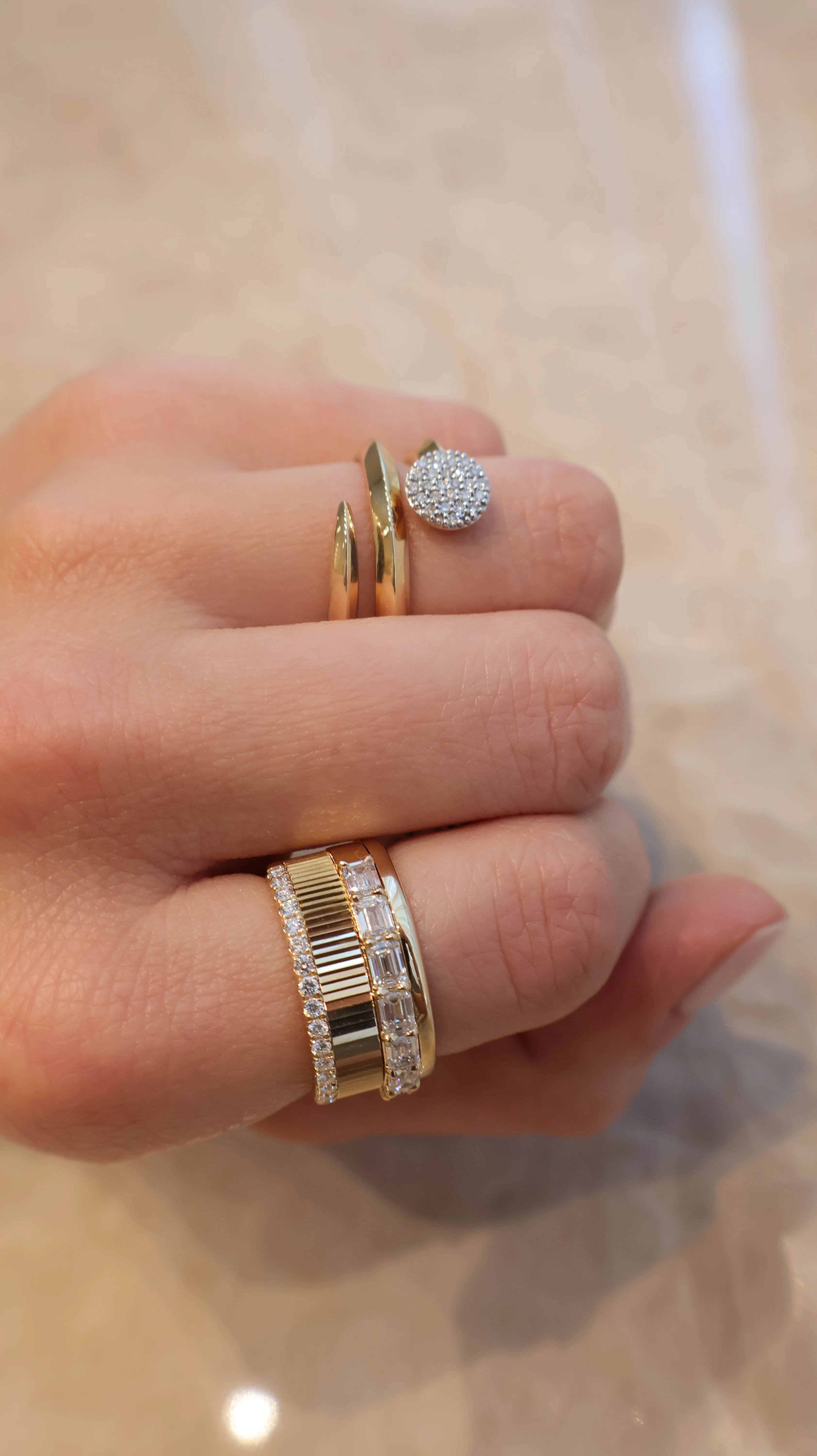Phillips House 14k Yellow Gold Affair Diamond Ring - Image 2