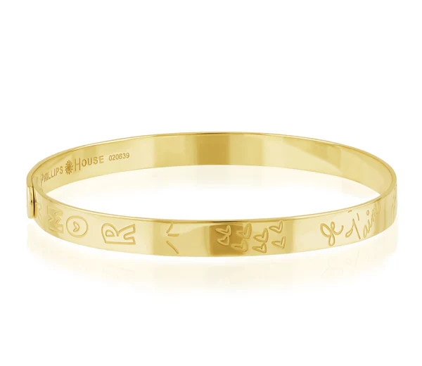 Phillips House 14k Yellow Gold Love Language Bracelet - Image 3