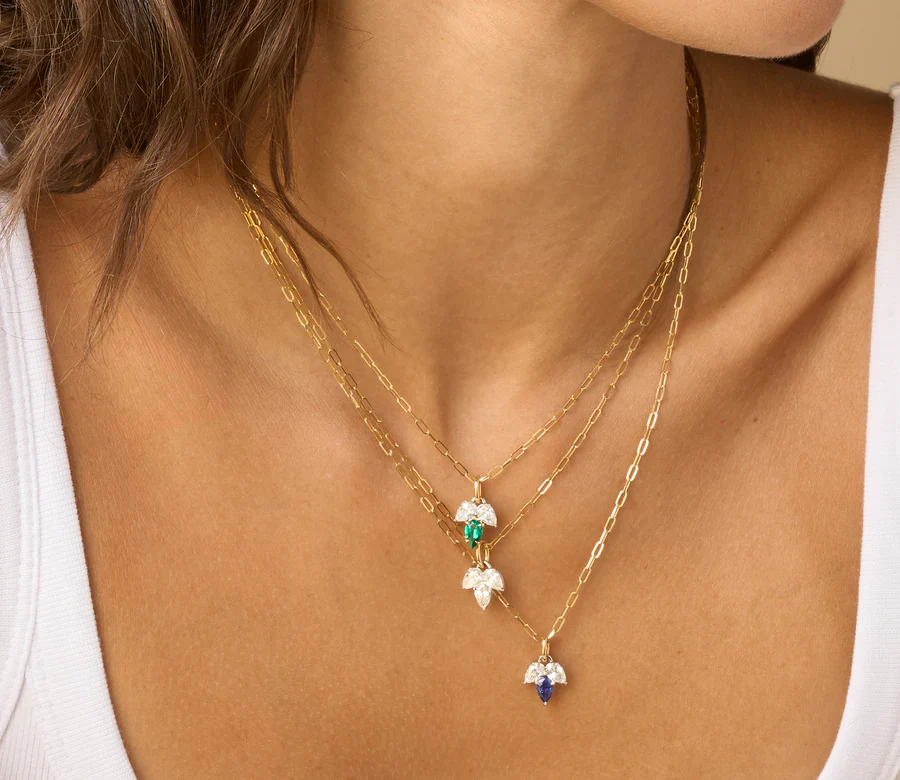 Phillips House 18k Yellow Gold One Of One Diamond Necklace - Image 2