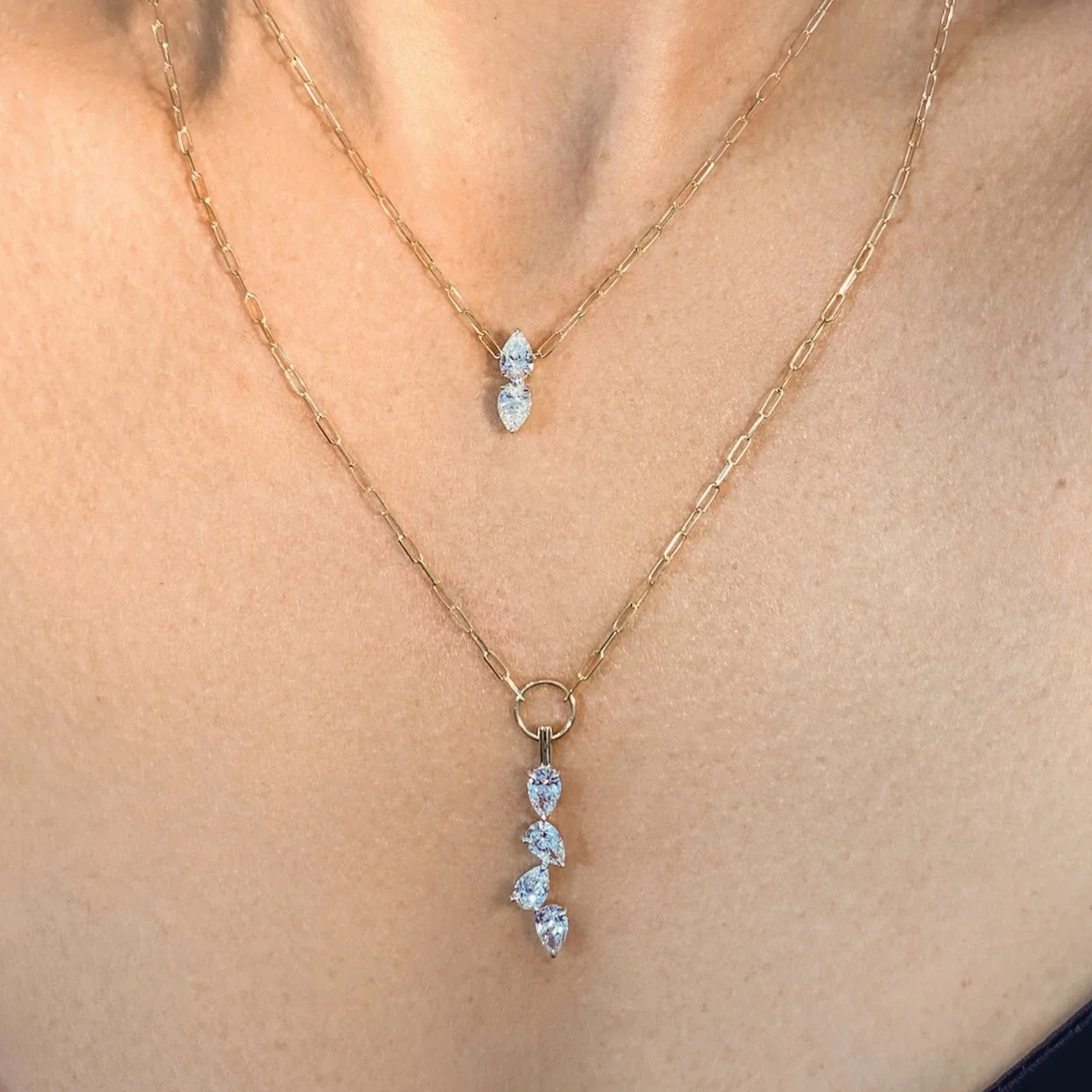 Phillips House 18k Yellow Gold One Of One Diamond Necklace - Image 2