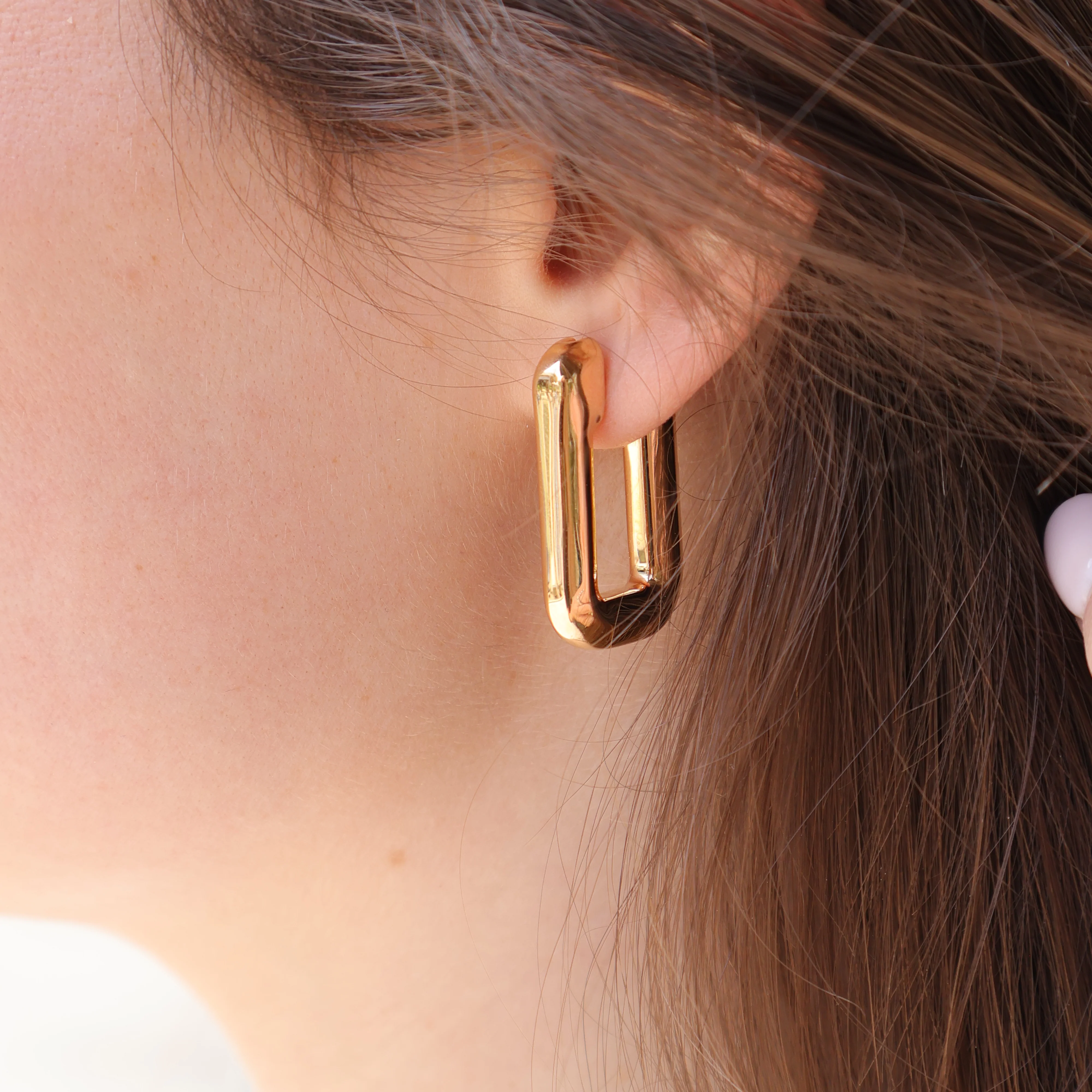 Roberto Coin 18k Yellow Gold The Perfect Hoop Earrings - Image 2