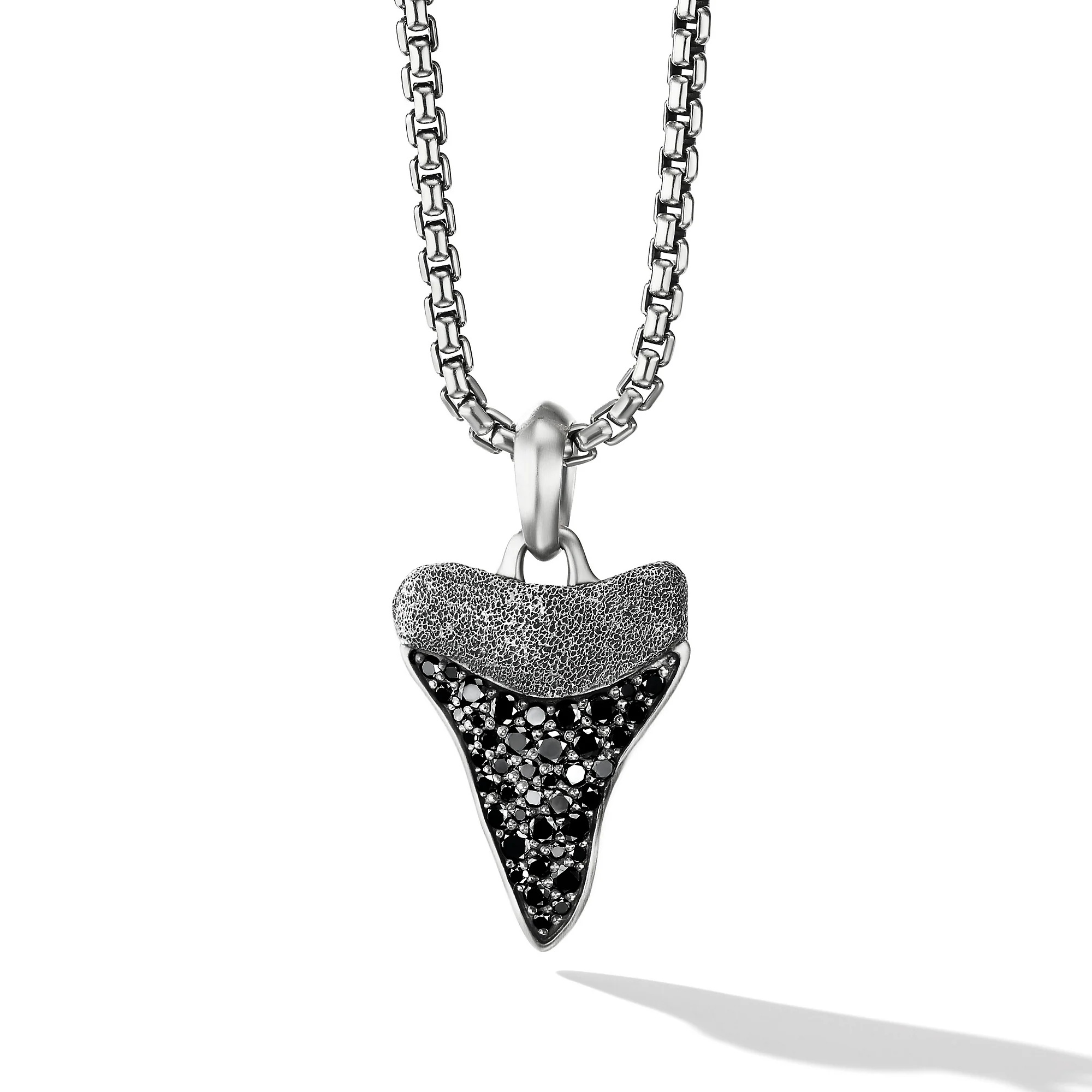 David Yurman Shark Tooth Amulet In Sterling Silver, 27mm - Image 2