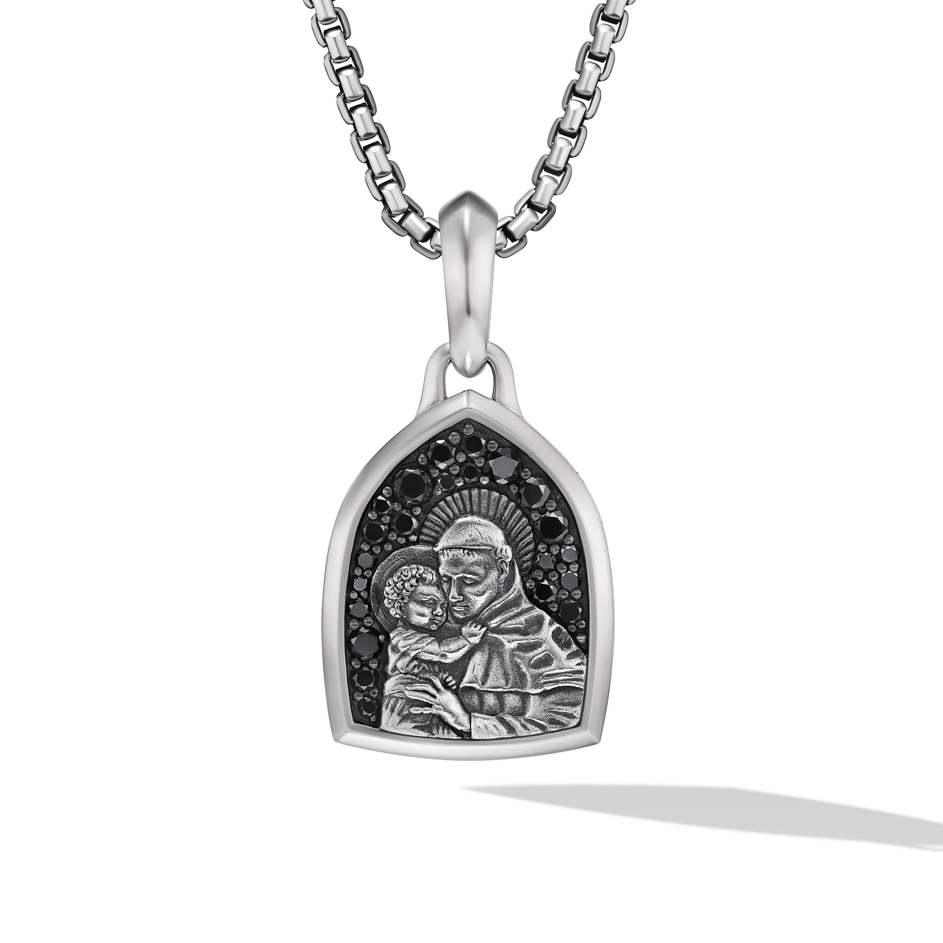 David Yurman St. Anthony Amulet In Sterling Silver, 21.8mm - Image 2