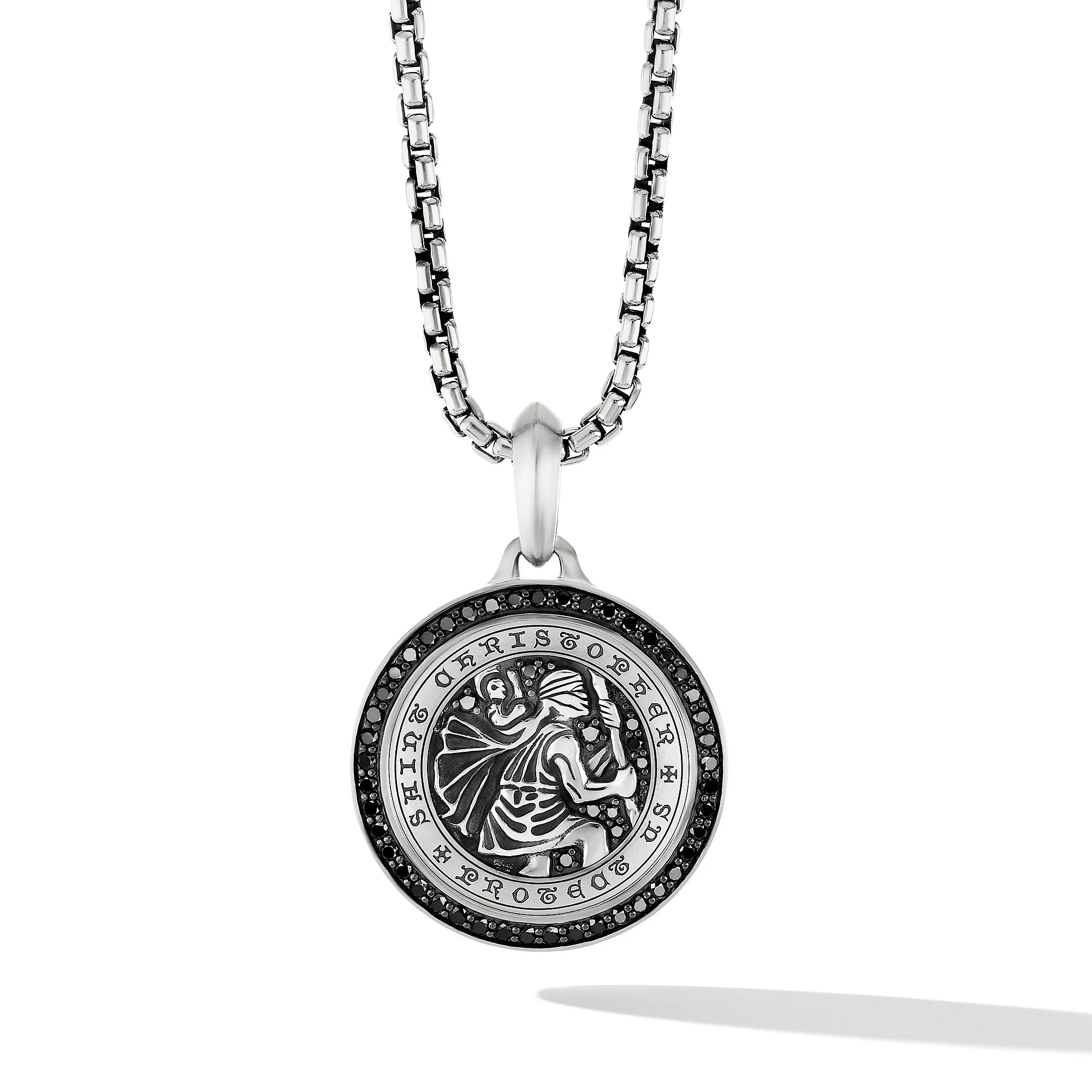 David Yurman St. Christopher Amulet In Sterling Silver, 34.5mm - Image 2