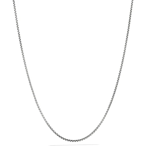 David Yurman Box Chain Necklace In Sterling Silver With 14k Yellow Gold Accent, 1.7mm - Image 2